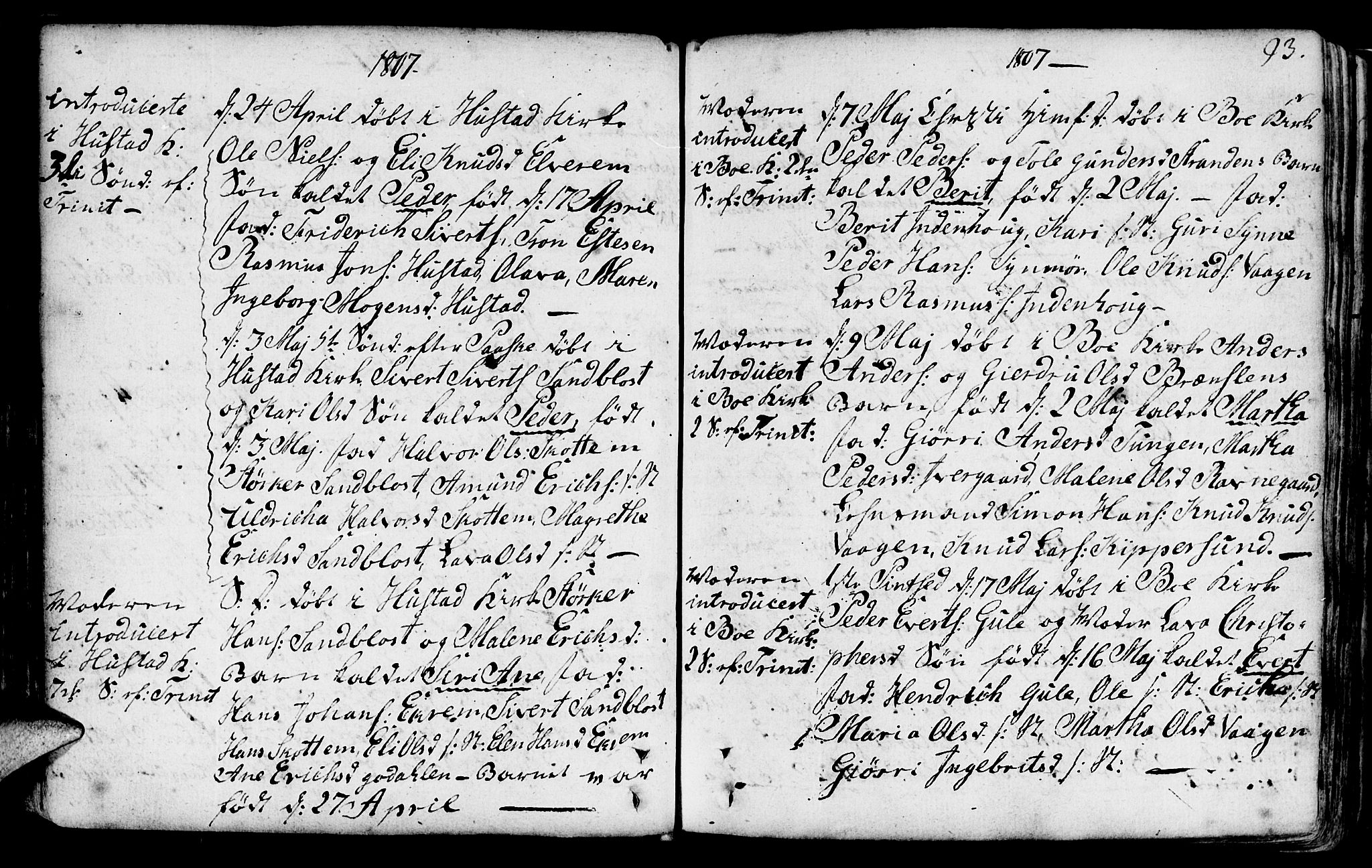 Ministerialprotokoller, klokkerbøker og fødselsregistre - Møre og Romsdal, AV/SAT-A-1454/566/L0761: Parish register (official) no. 566A02 /1, 1767-1817, p. 93