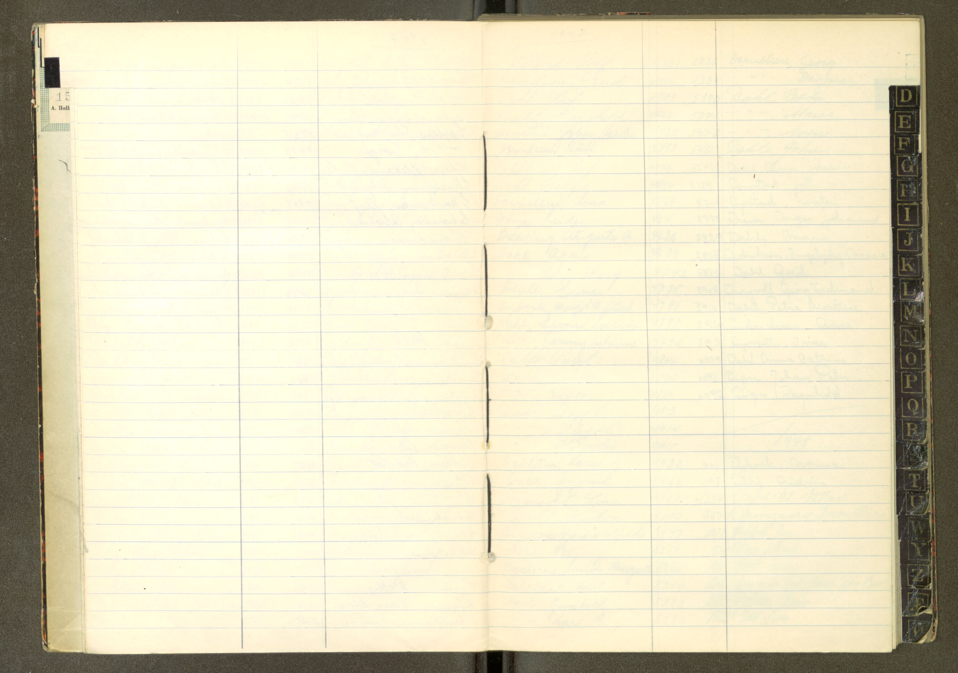 Trondheim politikammer, AV/SAT-A-1887/1/30/L0058: Register til passprotokoll, 1947-1948