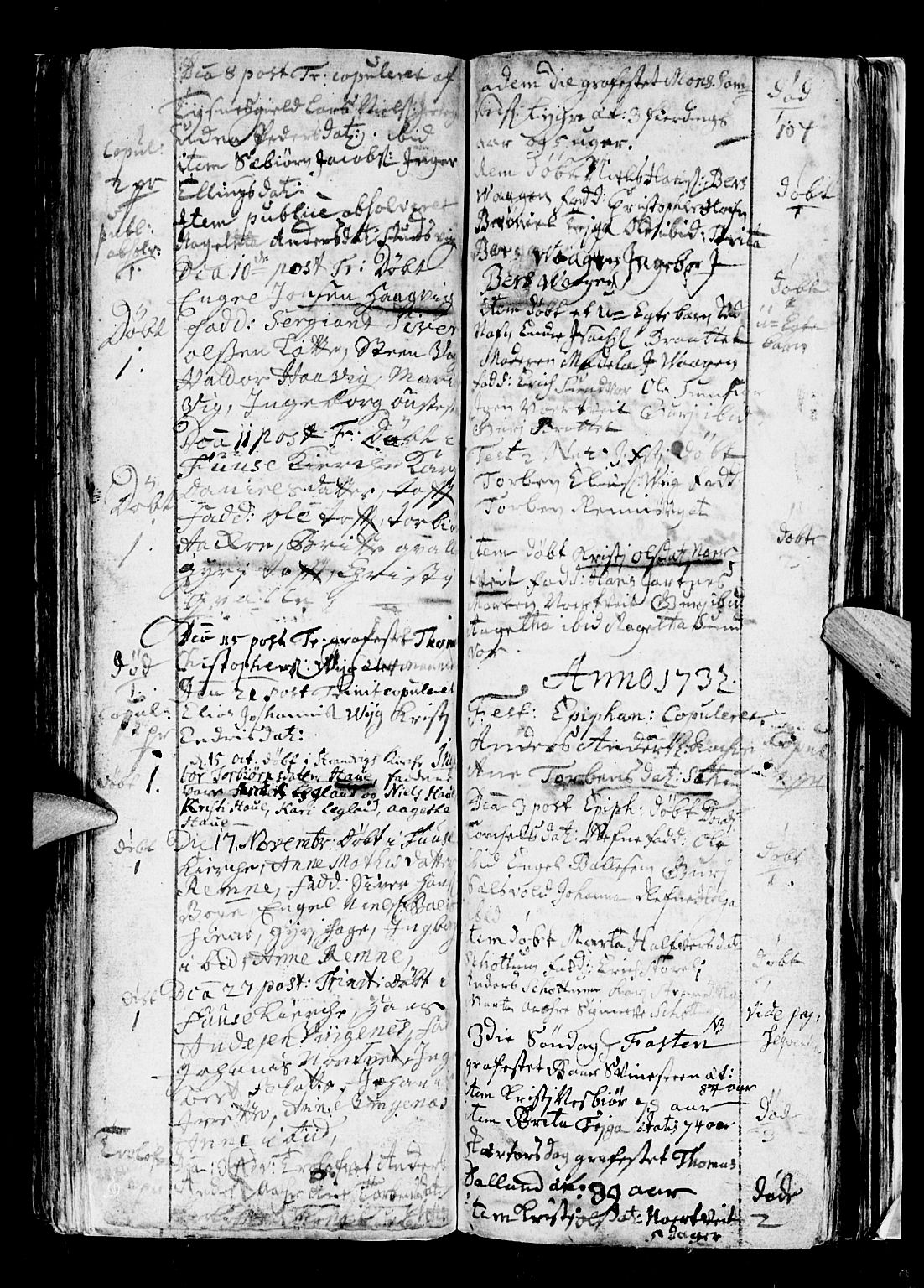 Os sokneprestembete, SAB/A-99929: Parish register (official) no. A 5, 1669-1760, p. 104