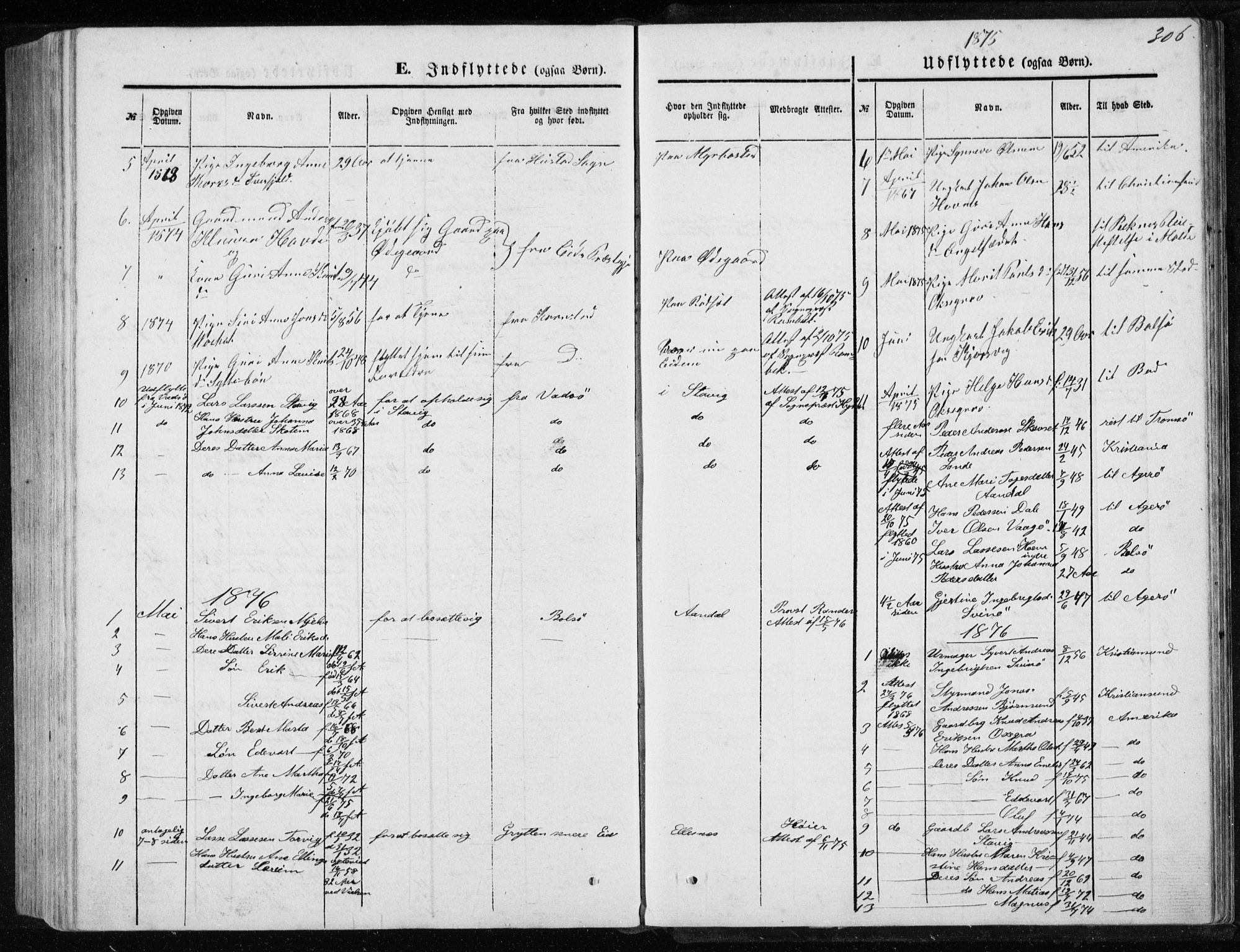 Ministerialprotokoller, klokkerbøker og fødselsregistre - Møre og Romsdal, AV/SAT-A-1454/565/L0754: Parish register (copy) no. 565C03, 1870-1896, p. 306