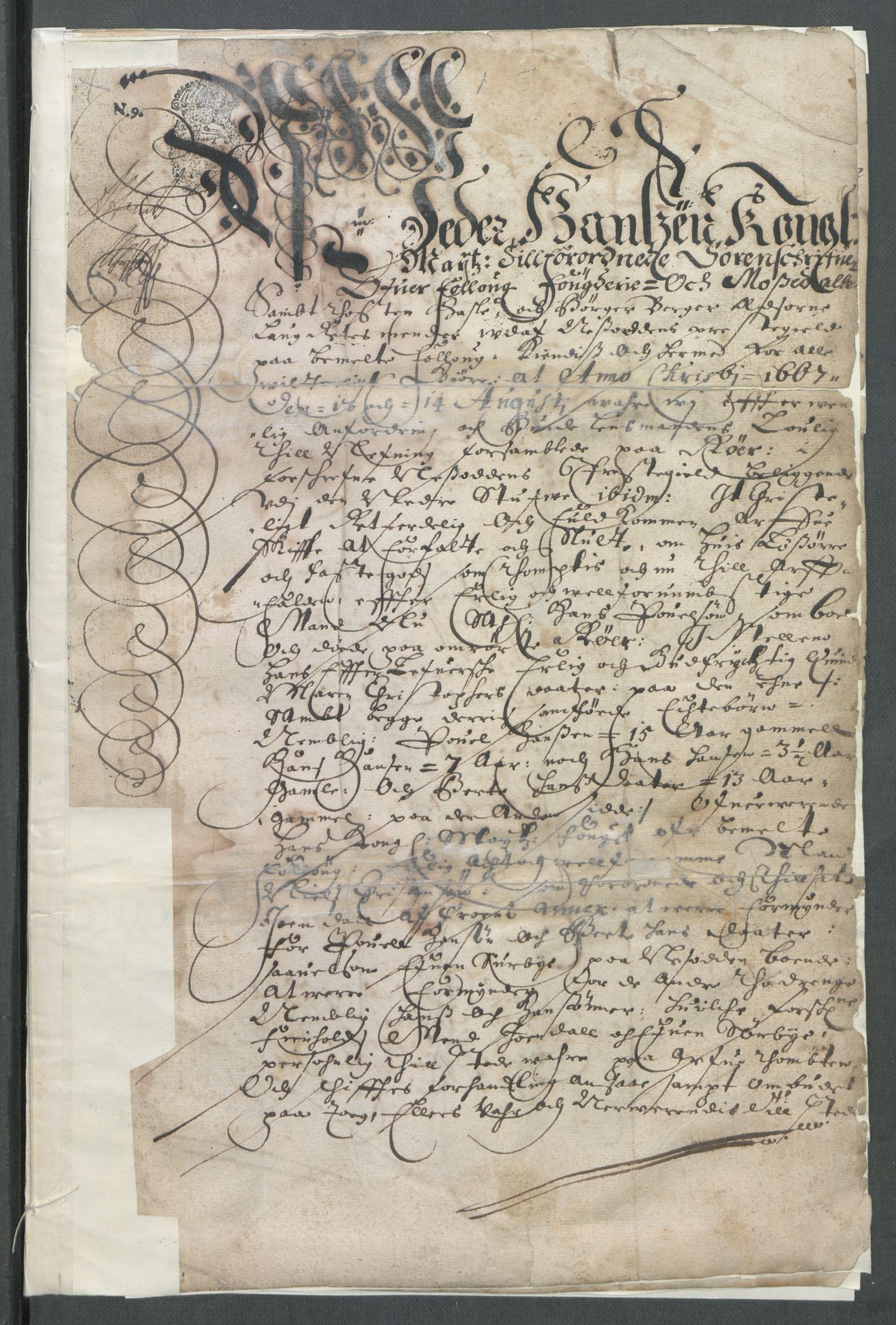 Riksarkivets diplomsamling, AV/RA-EA-5965/F02/L0171: Dokumenter, 1667-1670, p. 46