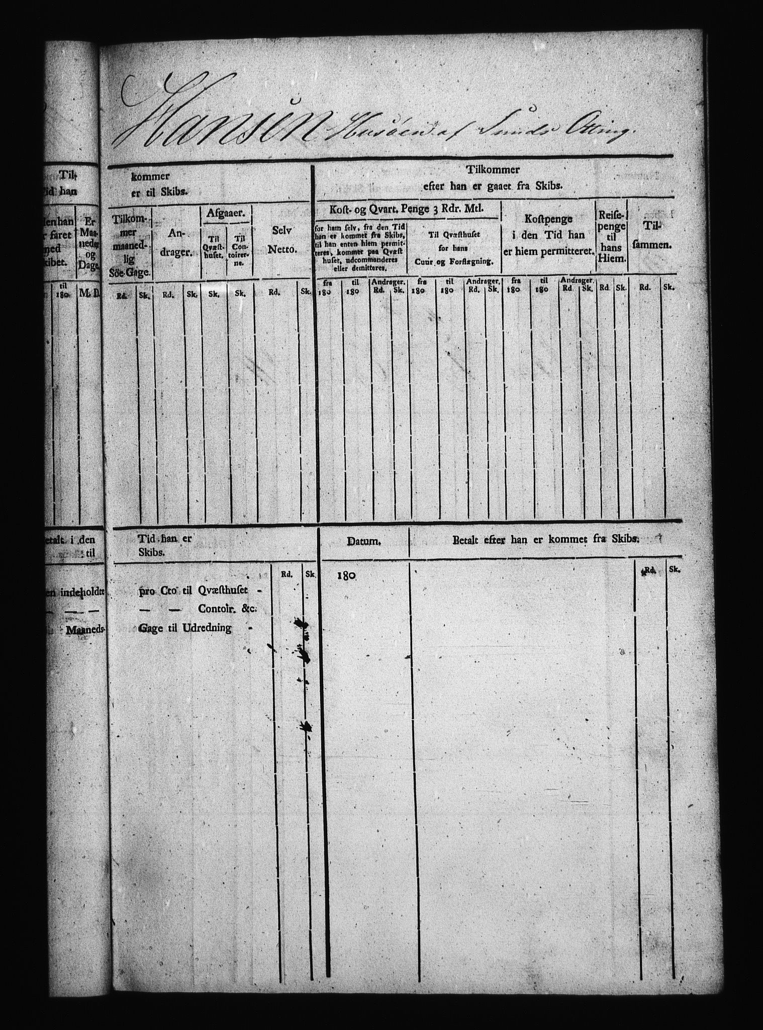 Sjøetaten, AV/RA-EA-3110/F/L0321: Trondheim distrikt, bind 4, 1800