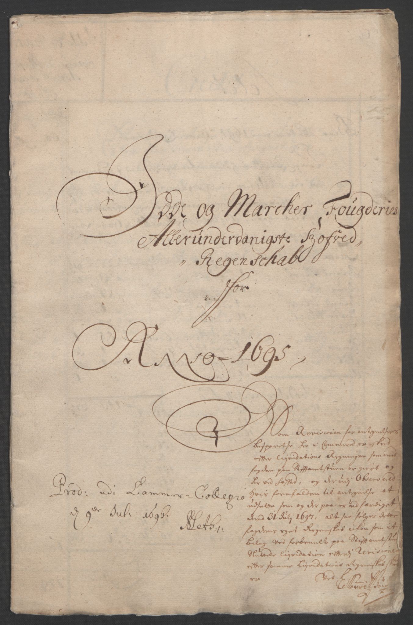 Rentekammeret inntil 1814, Reviderte regnskaper, Fogderegnskap, RA/EA-4092/R01/L0012: Fogderegnskap Idd og Marker, 1694-1695, p. 160