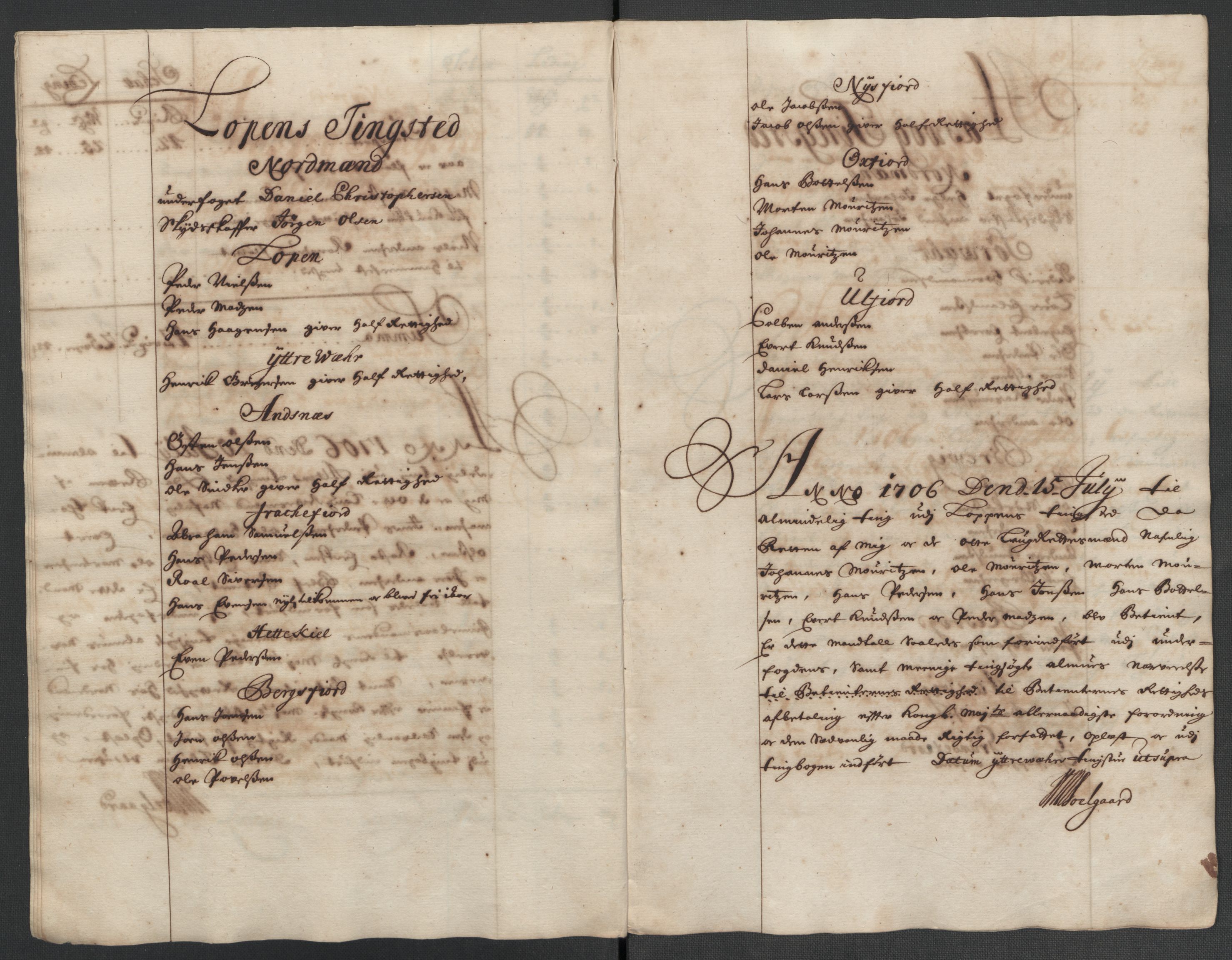 Rentekammeret inntil 1814, Reviderte regnskaper, Fogderegnskap, RA/EA-4092/R69/L4853: Fogderegnskap Finnmark/Vardøhus, 1705-1706, p. 160