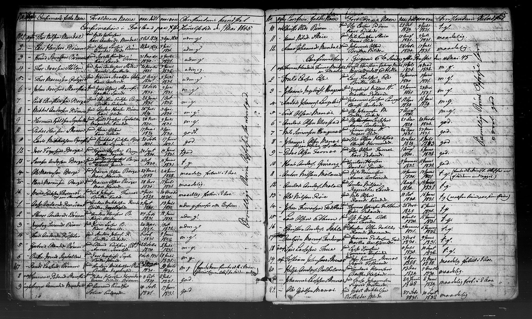 Leikanger sokneprestembete, SAB/A-81001: Curate's parish register no. A 2, 1840-1847, p. 64-65