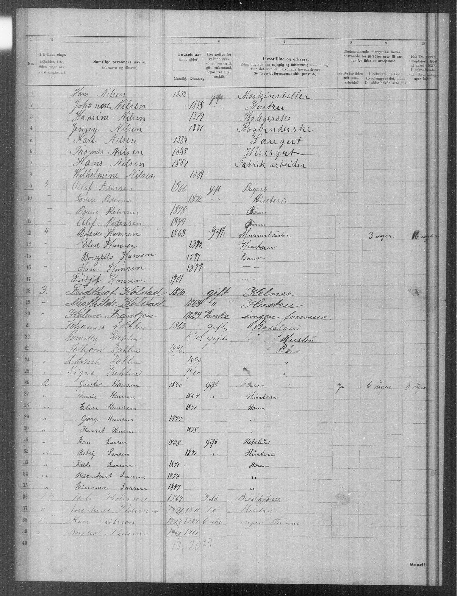 OBA, Municipal Census 1902 for Kristiania, 1902, p. 19647