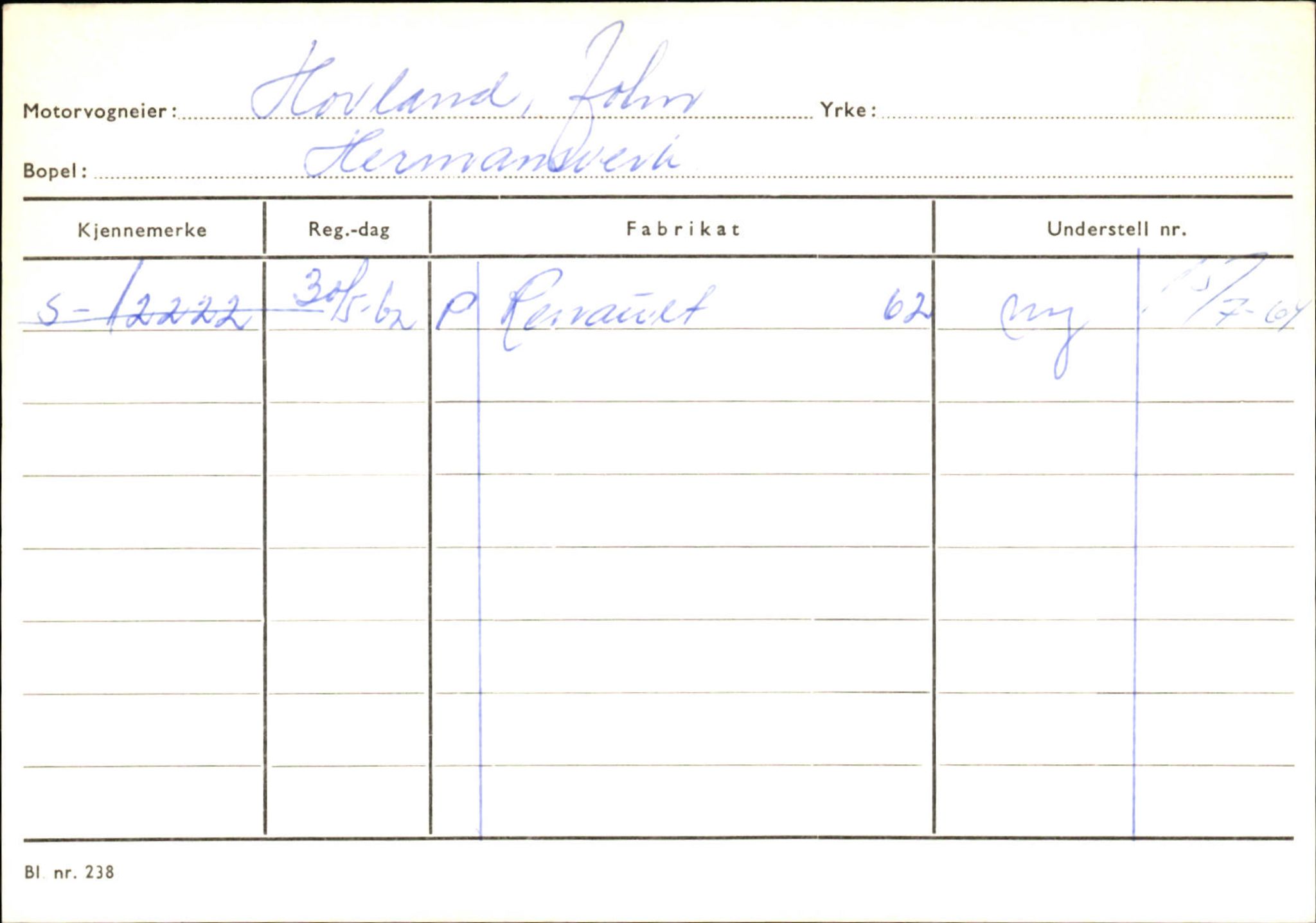 Statens vegvesen, Sogn og Fjordane vegkontor, SAB/A-5301/4/F/L0126: Eigarregister Fjaler M-Å. Leikanger A-Å, 1945-1975, p. 1479