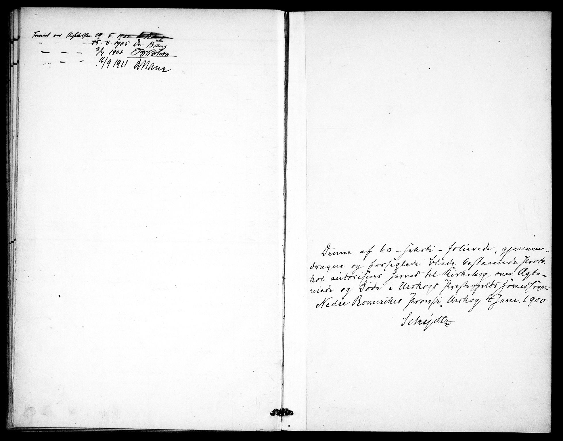 Aurskog prestekontor Kirkebøker, SAO/A-10304a/F/Fa/L0013: Parish register (official) no. I 13, 1900-1910