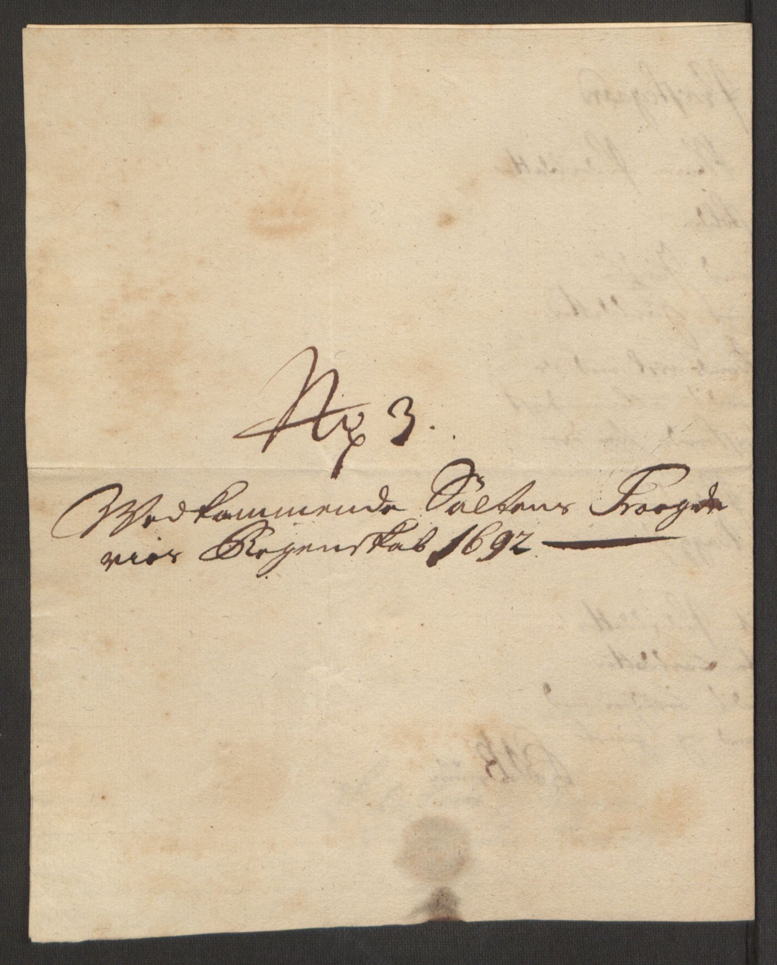 Rentekammeret inntil 1814, Reviderte regnskaper, Fogderegnskap, AV/RA-EA-4092/R66/L4577: Fogderegnskap Salten, 1691-1693, p. 204