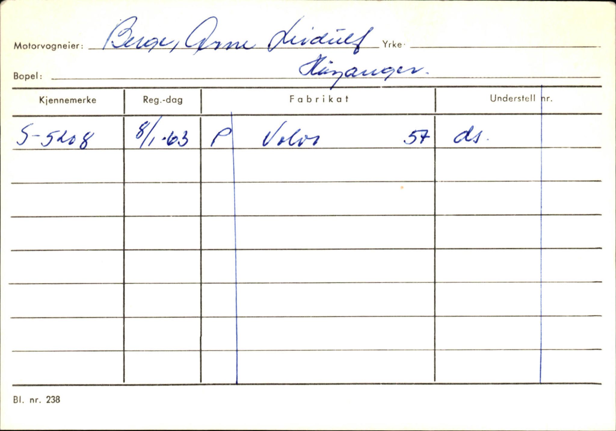 Statens vegvesen, Sogn og Fjordane vegkontor, AV/SAB-A-5301/4/F/L0130: Eigarregister Eid T-Å. Høyanger A-O, 1945-1975, p. 537