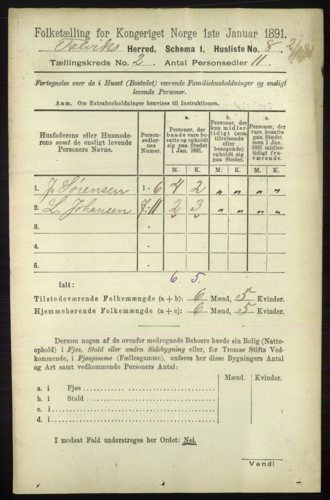 RA, 1891 census for 2013 Talvik, 1891, p. 515