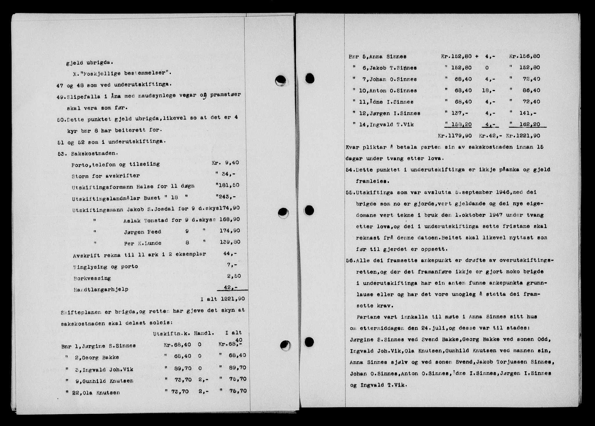 Flekkefjord sorenskriveri, AV/SAK-1221-0001/G/Gb/Gba/L0062: Mortgage book no. A-10, 1947-1947, Diary no: : 772/1947