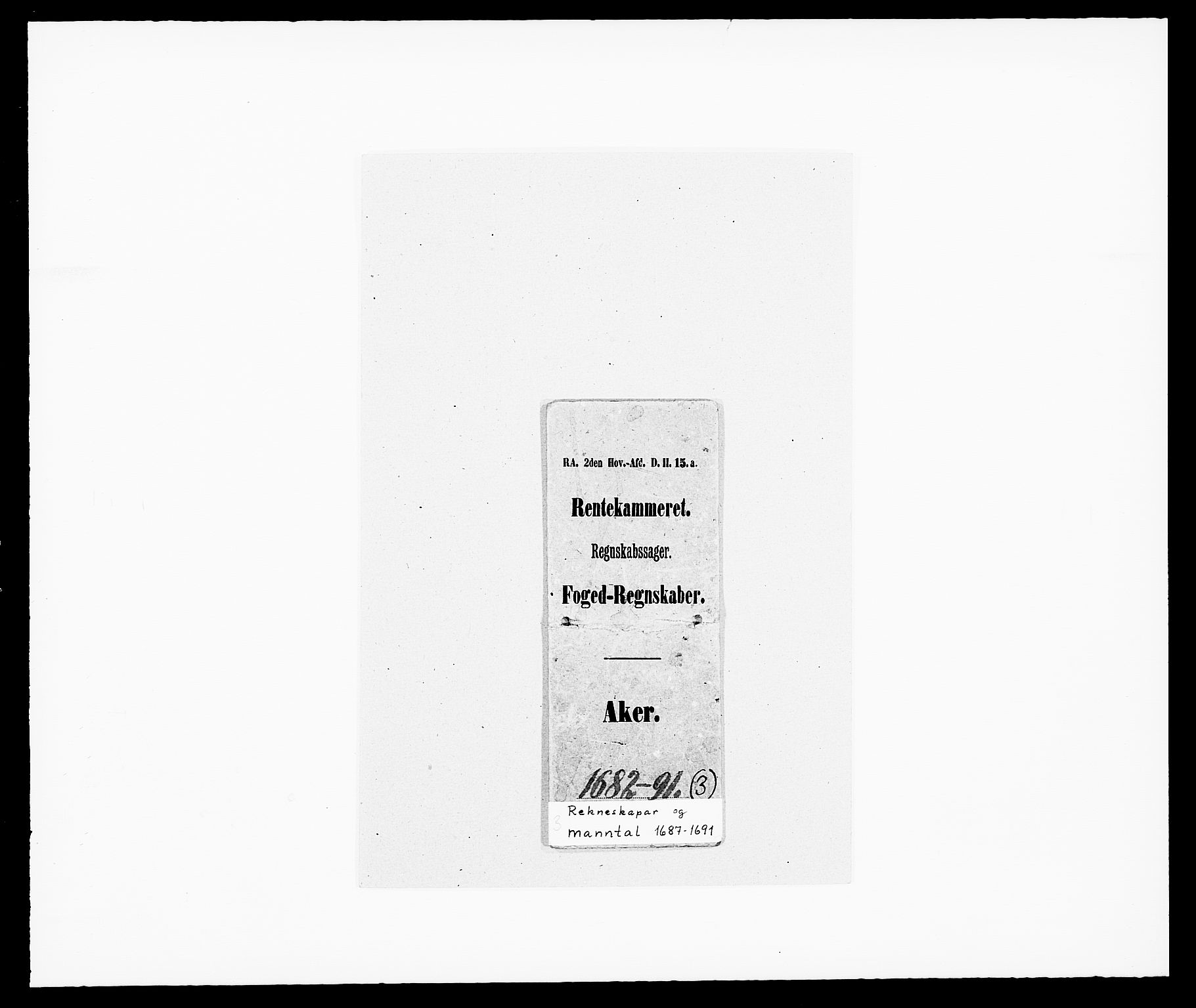 Rentekammeret inntil 1814, Reviderte regnskaper, Fogderegnskap, RA/EA-4092/R08/L0422: Fogderegnskap Aker, 1684-1686, p. 130