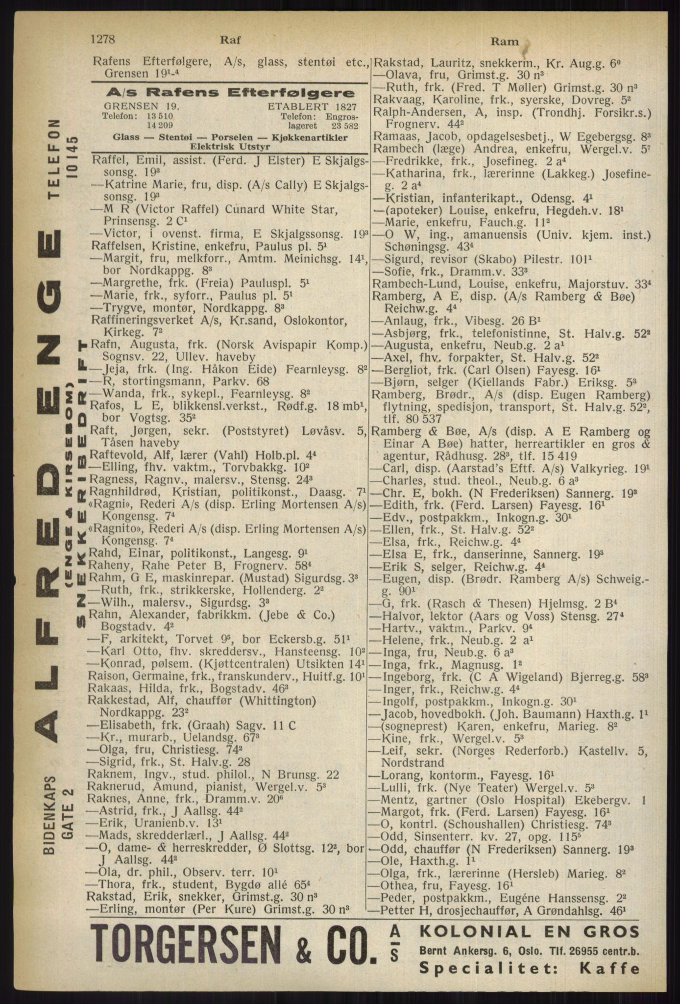 Kristiania/Oslo adressebok, PUBL/-, 1937, p. 1278