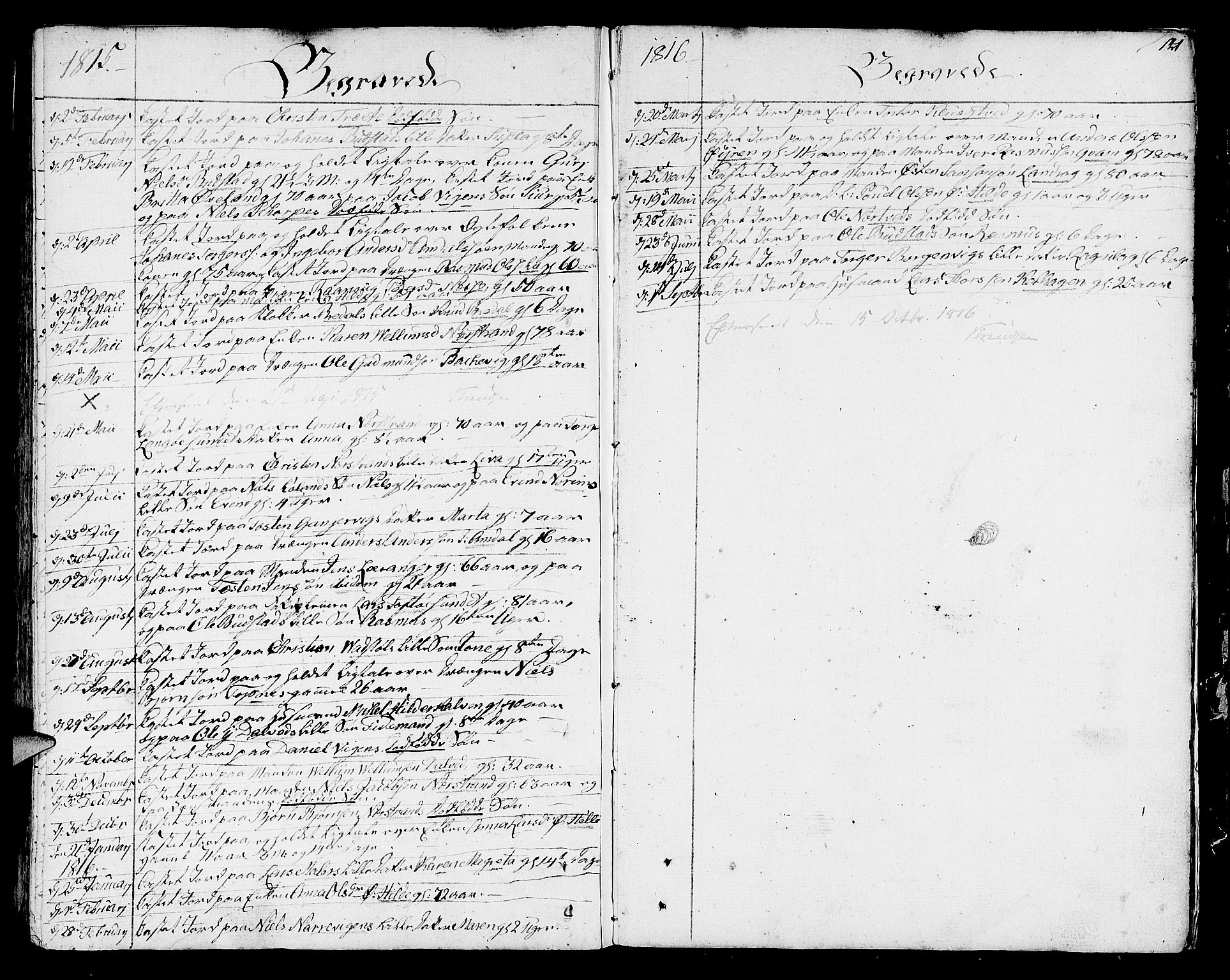 Nedstrand sokneprestkontor, SAST/A-101841/01/IV: Parish register (official) no. A 5, 1795-1816, p. 141