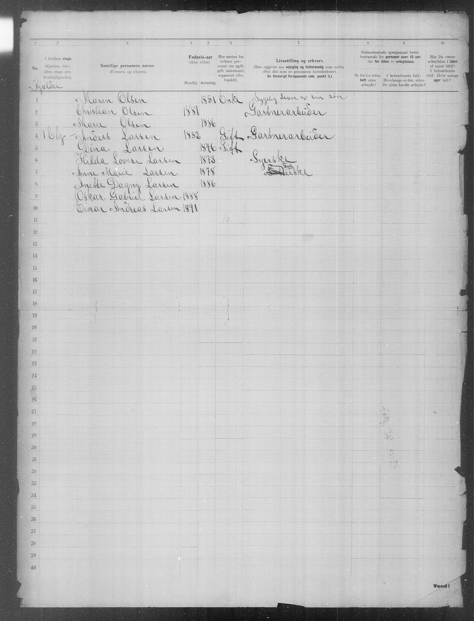 OBA, Municipal Census 1902 for Kristiania, 1902, p. 23754