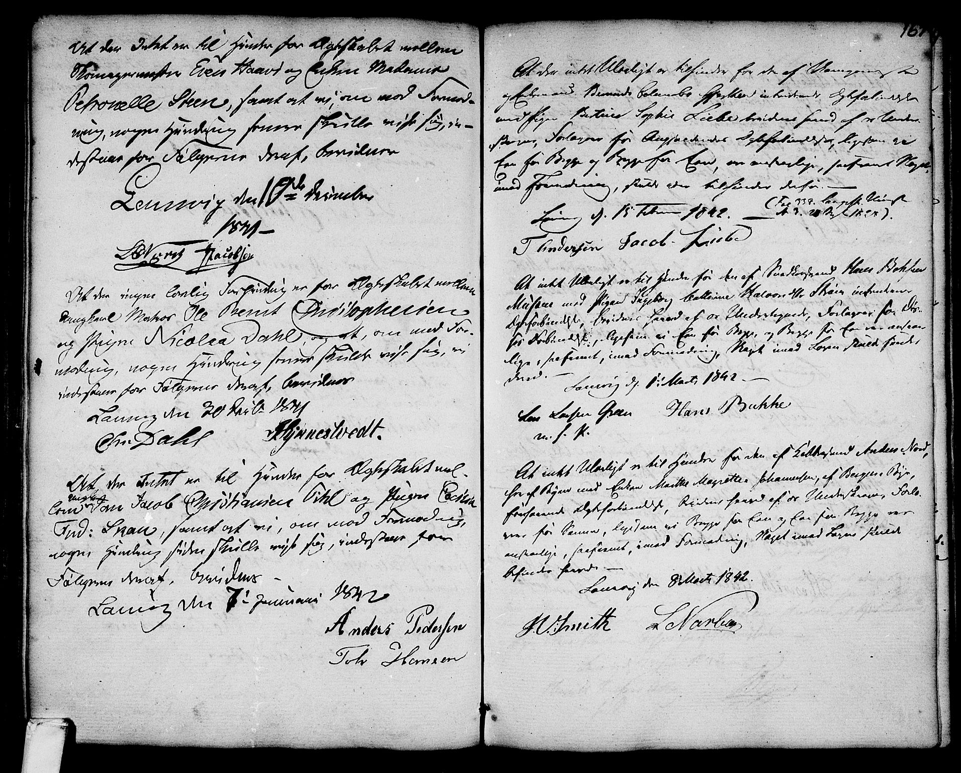 Larvik kirkebøker, SAKO/A-352/G/Ga/L0001: Parish register (copy) no. I 1, 1785-1807, p. 167