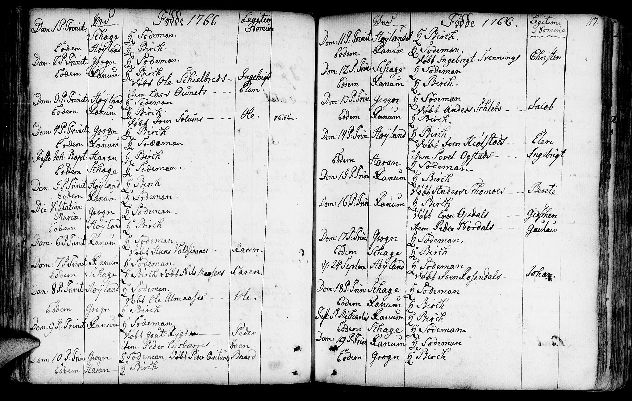 Ministerialprotokoller, klokkerbøker og fødselsregistre - Nord-Trøndelag, SAT/A-1458/764/L0542: Parish register (official) no. 764A02, 1748-1779, p. 117
