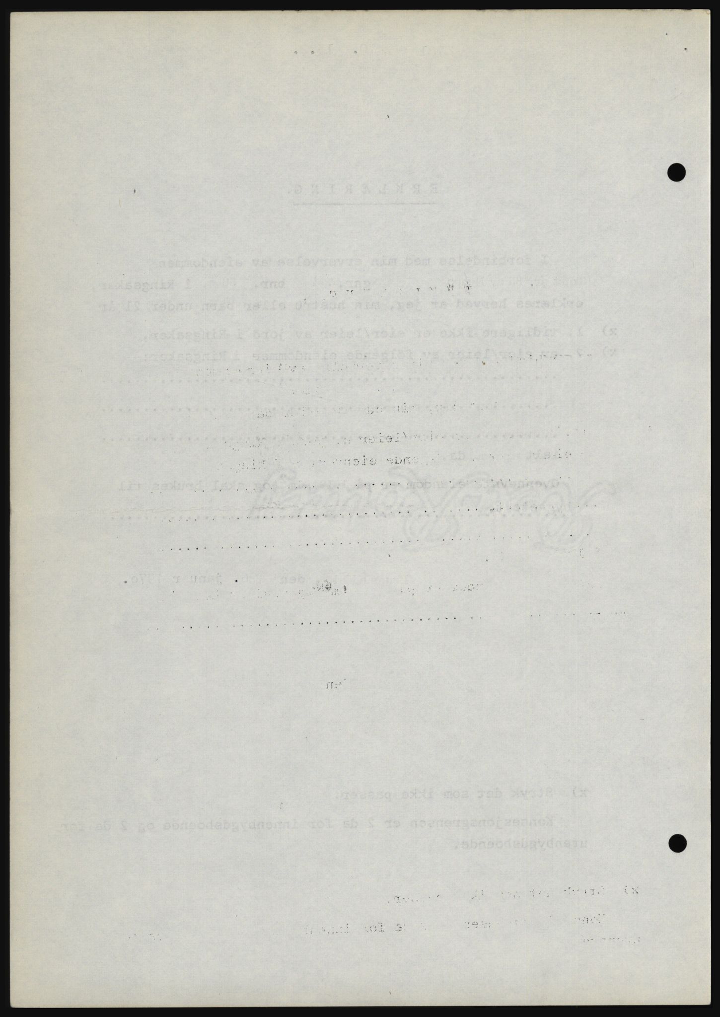 Nord-Hedmark sorenskriveri, SAH/TING-012/H/Hc/L0033: Mortgage book no. 33, 1970-1970, Diary no: : 781/1970