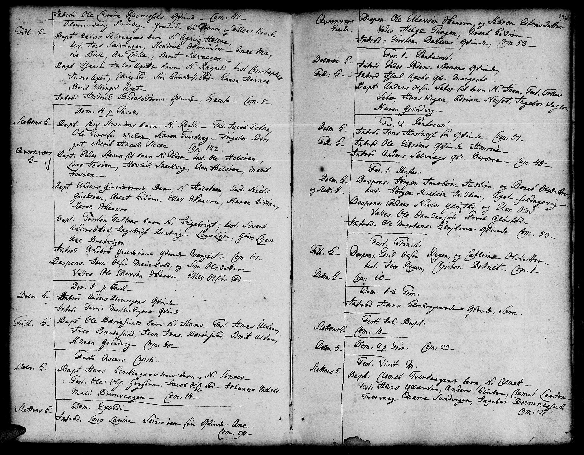 Ministerialprotokoller, klokkerbøker og fødselsregistre - Sør-Trøndelag, SAT/A-1456/634/L0525: Parish register (official) no. 634A01, 1736-1775, p. 146