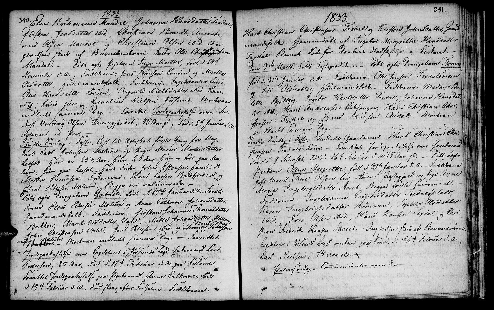 Ministerialprotokoller, klokkerbøker og fødselsregistre - Sør-Trøndelag, SAT/A-1456/655/L0674: Parish register (official) no. 655A03, 1802-1826, p. 340-341