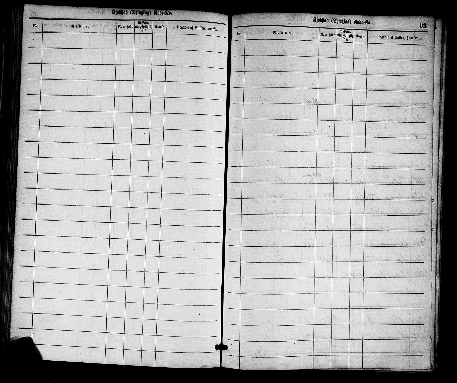 Sogndal mønstringskrets, SAK/2031-0020/F/Ff/L0001: Utskrivningsregisterrulle, nr som i hovedrulle, P-6, 1860-1900, p. 100