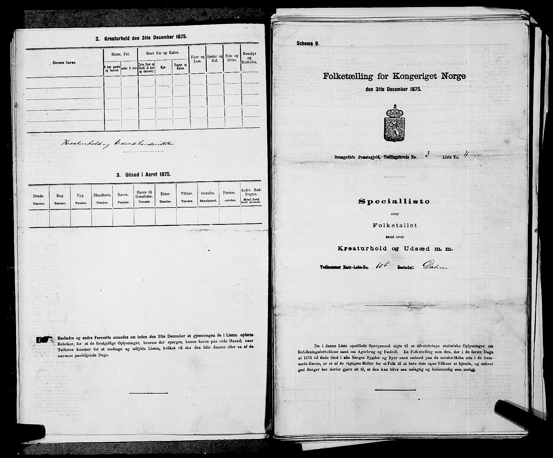 SAKO, 1875 census for 0817P Drangedal, 1875, p. 335