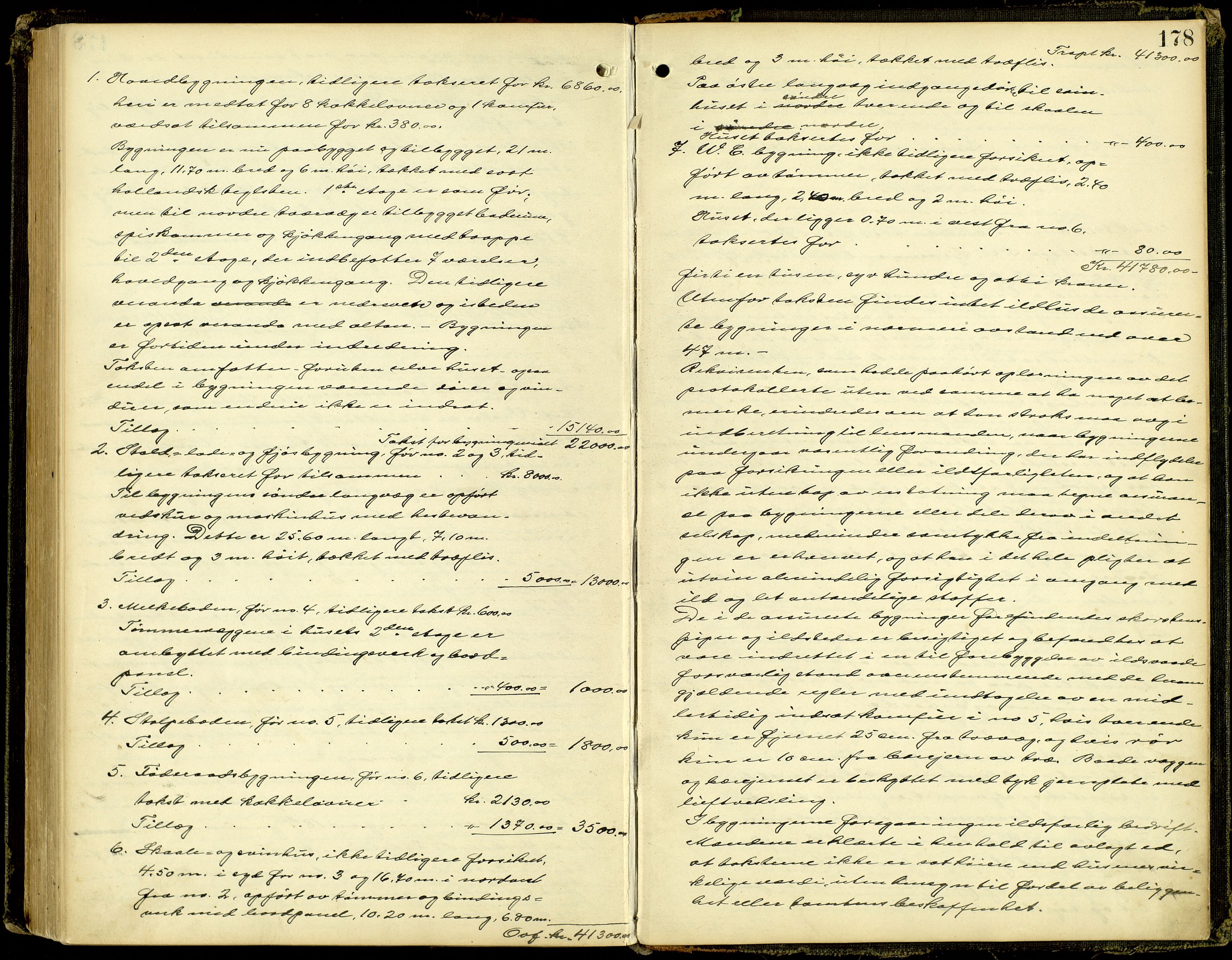 Norges Brannkasse, Våler, Hedmark, AV/SAH-NBRANV-019/F/L0003: Branntakstprotokoll, 1887-1913, p. 177b-178a