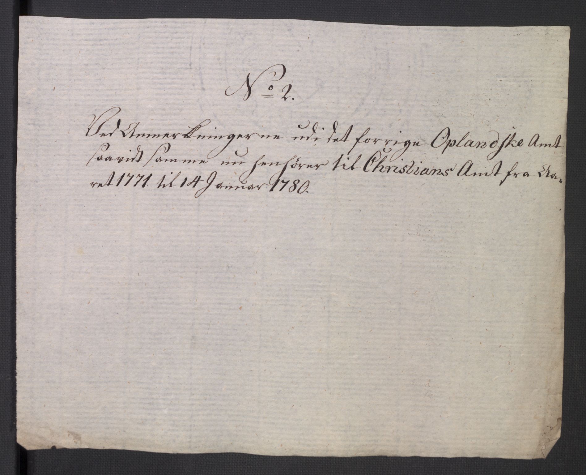 Rentekammeret inntil 1814, Reviderte regnskaper, Mindre regnskaper, AV/RA-EA-4068/Rb/L0014: Opplands amt, 1771-1779, p. 963