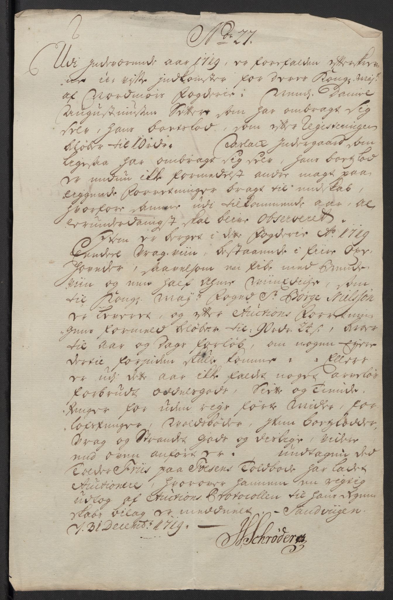 Rentekammeret inntil 1814, Reviderte regnskaper, Fogderegnskap, AV/RA-EA-4092/R56/L3752: Fogderegnskap Nordmøre, 1719, p. 195