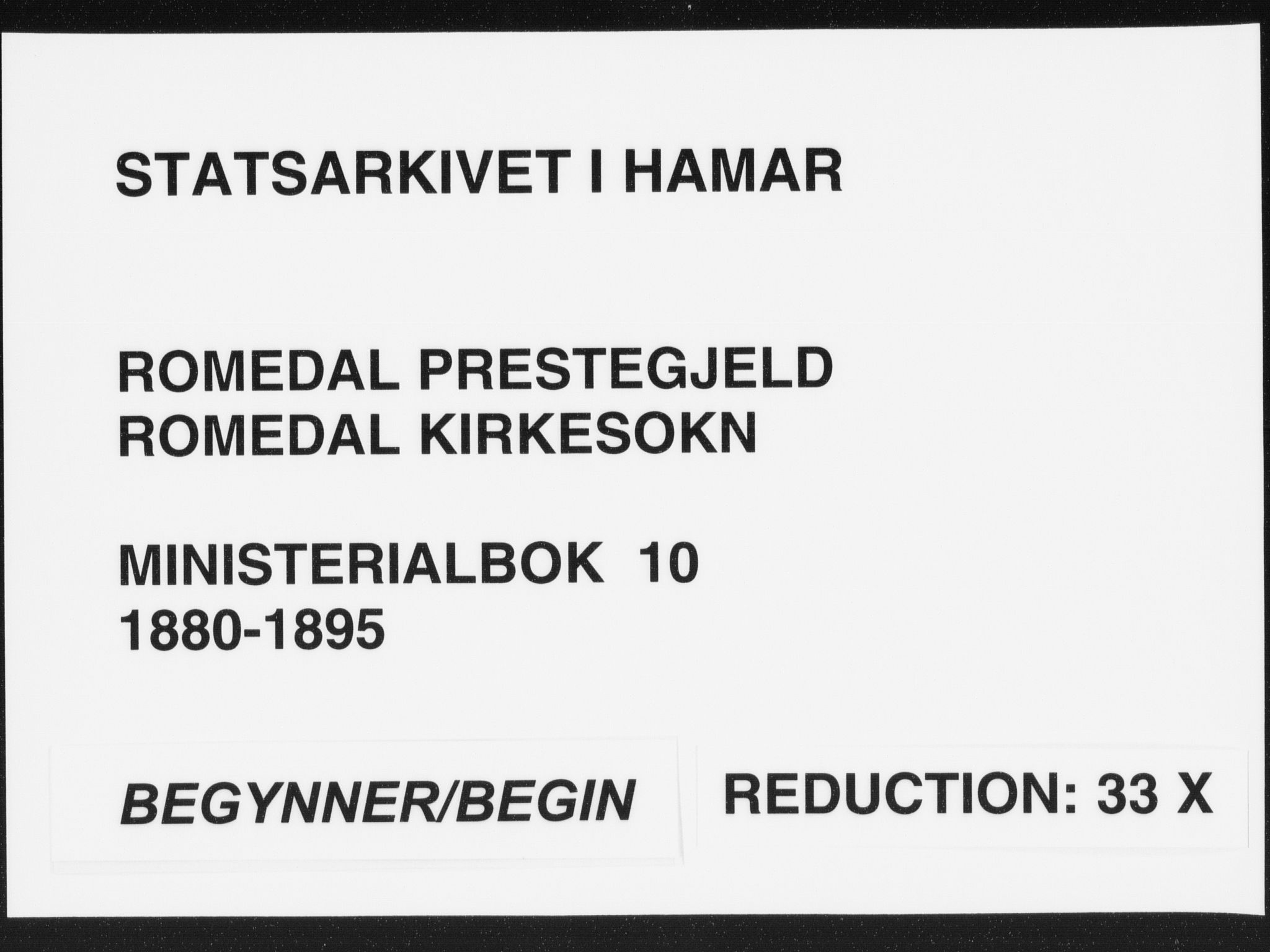 Romedal prestekontor, AV/SAH-PREST-004/K/L0010: Parish register (official) no. 10, 1880-1895