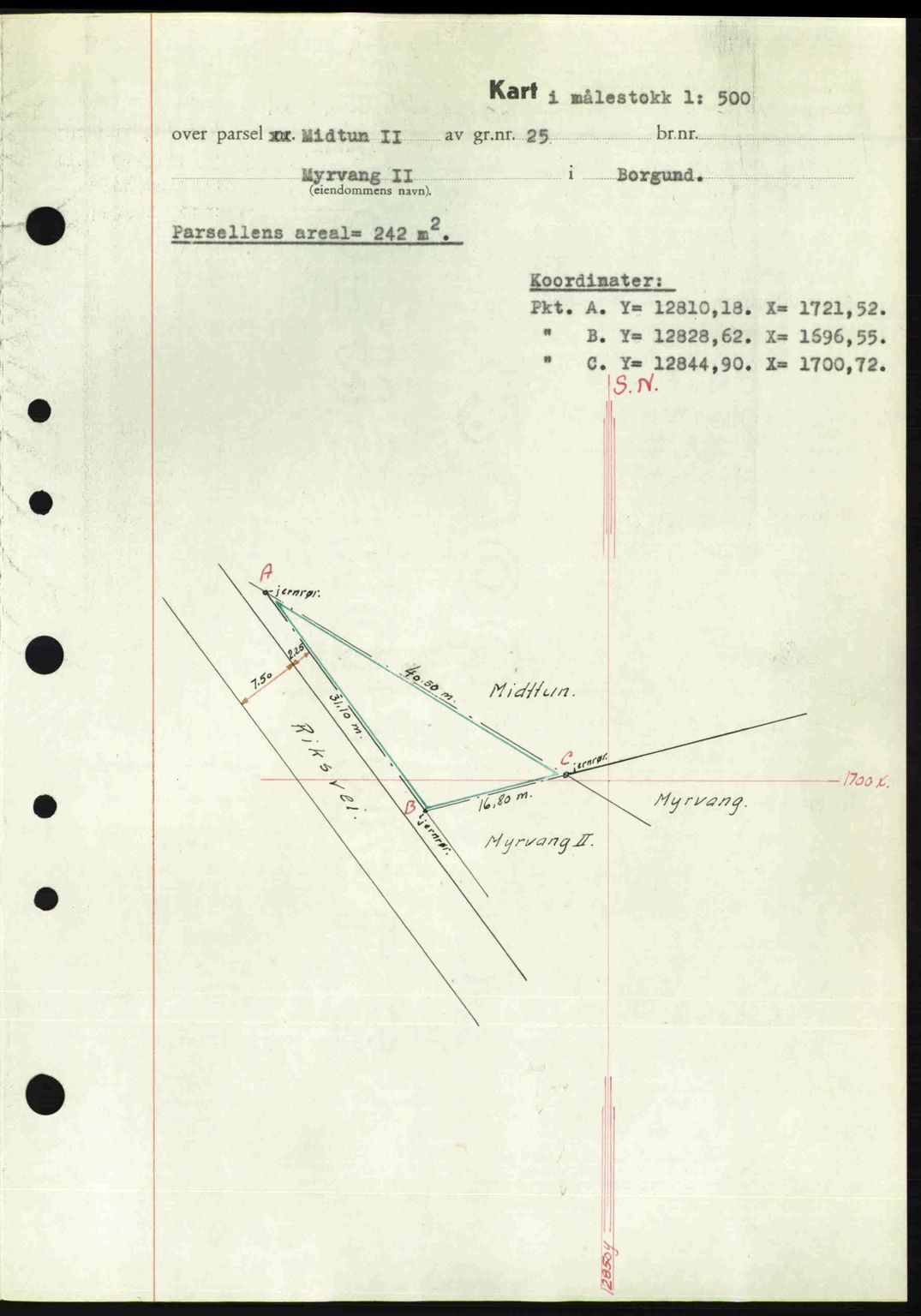 Nordre Sunnmøre sorenskriveri, AV/SAT-A-0006/1/2/2C/2Ca: Mortgage book no. A36, 1950-1950, Diary no: : 2701/1950