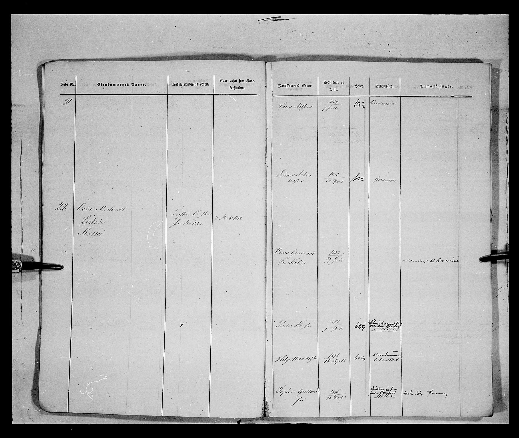 Fylkesmannen i Oppland, AV/SAH-FYO-002/1/K/Kb/L1161: Valderske nasjonale musketérkorps - Vangske kompani og Hadelandske kompani av Akershusiske nasjonale musketérkorps, 1818-1860, p. 3043