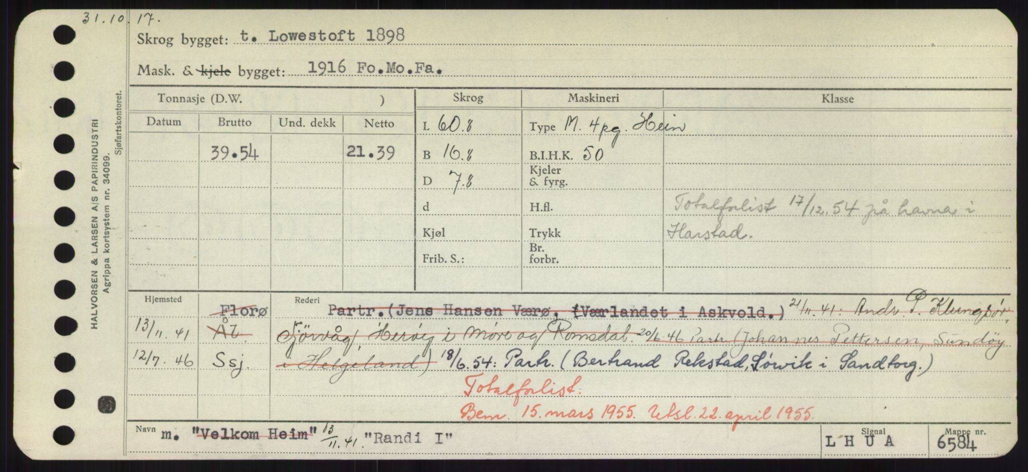 Sjøfartsdirektoratet med forløpere, Skipsmålingen, RA/S-1627/H/Hd/L0030: Fartøy, Q-Riv, p. 177