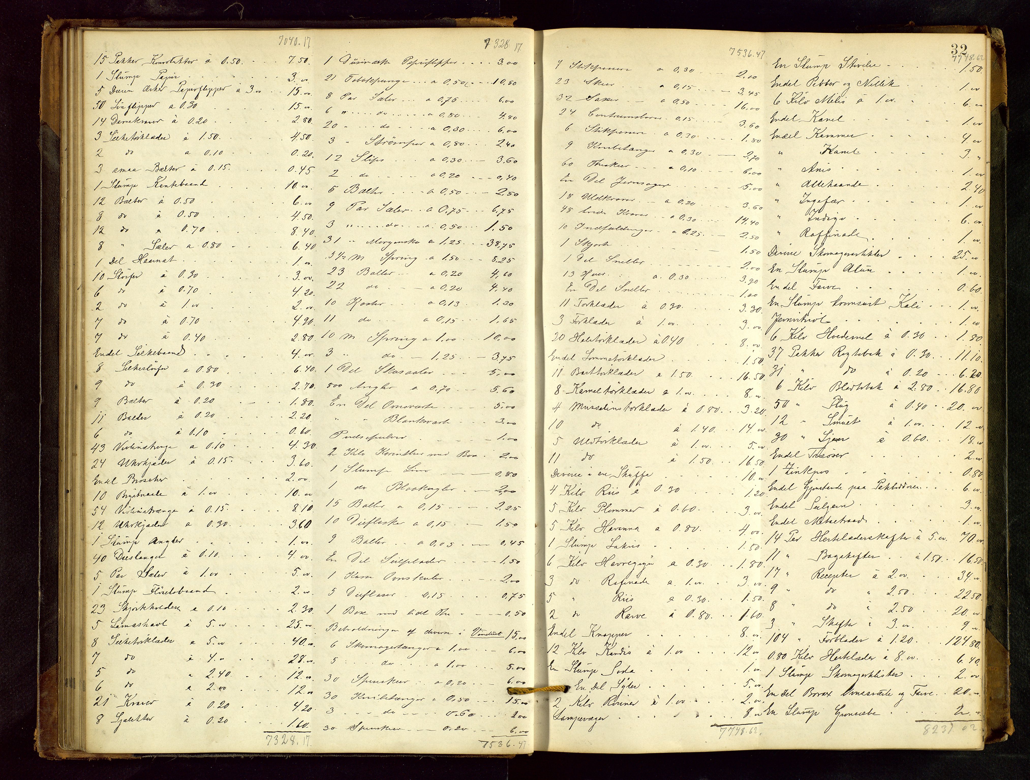 Haugesund tingrett, AV/SAST-A-101415/01/IV/IVB/L0002: Skifteregistreringsprotokoll, med register, 1879-1898, p. 31b-32a