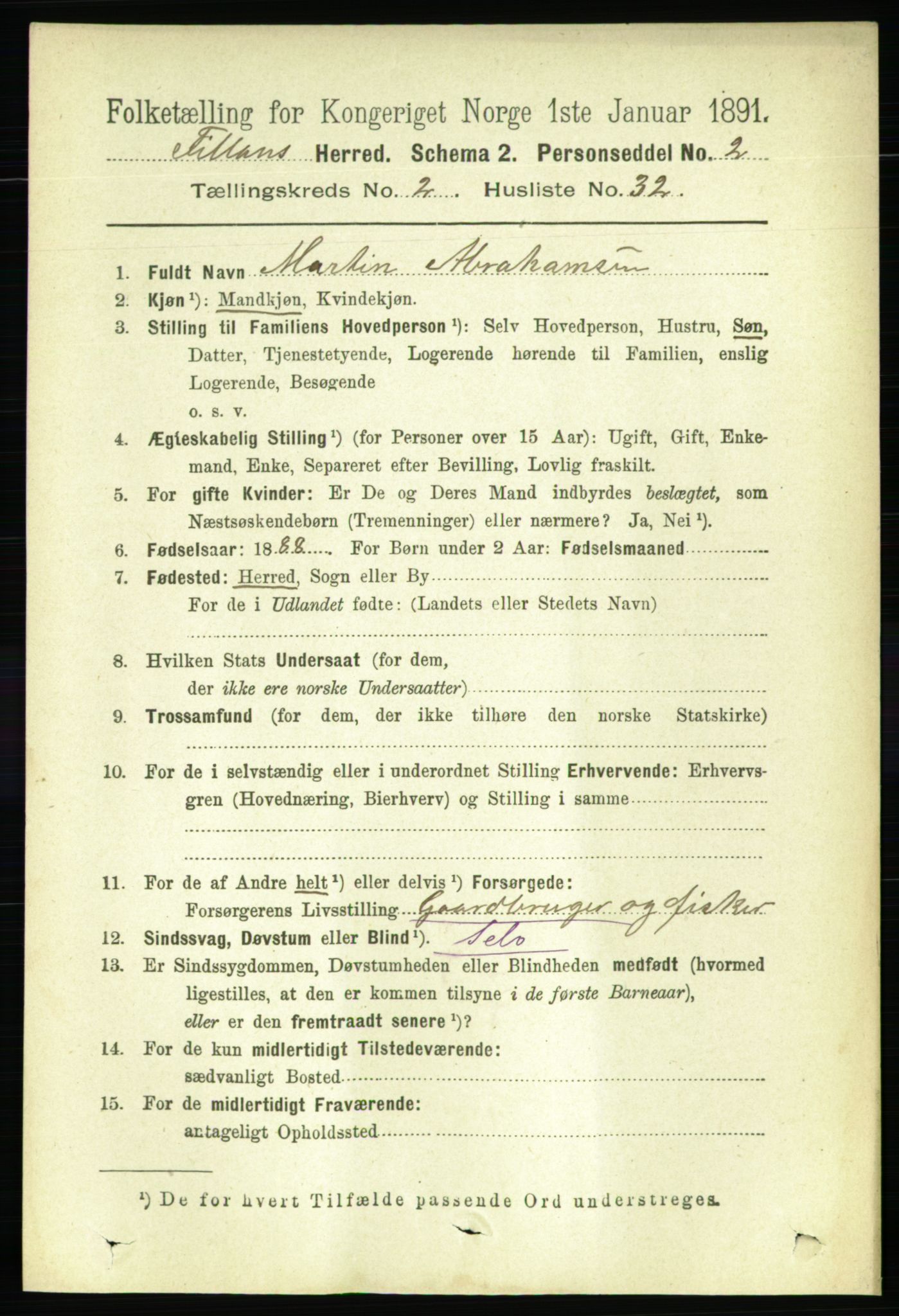 RA, 1891 census for 1616 Fillan, 1891, p. 417