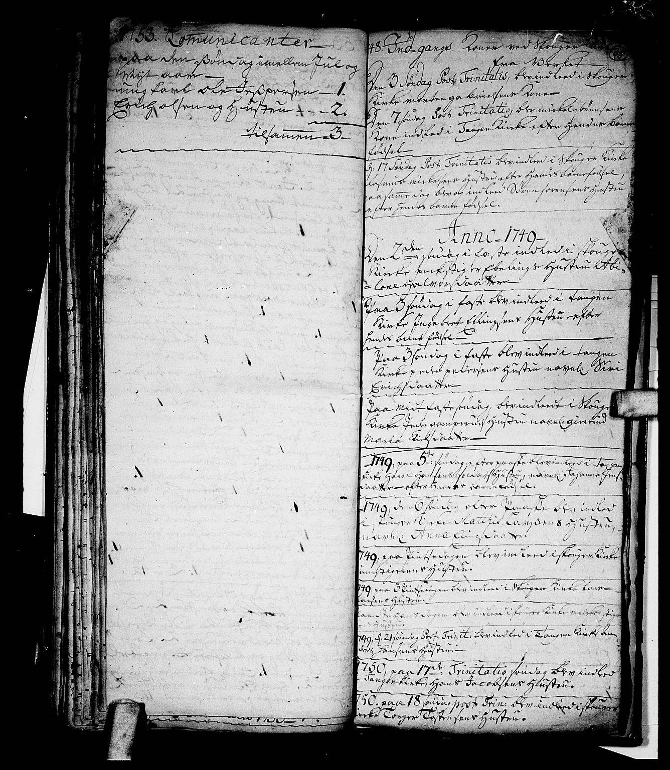 Skoger kirkebøker, SAKO/A-59/G/Gb/L0001: Parish register (copy) no. II 1, 1748-1753, p. 45