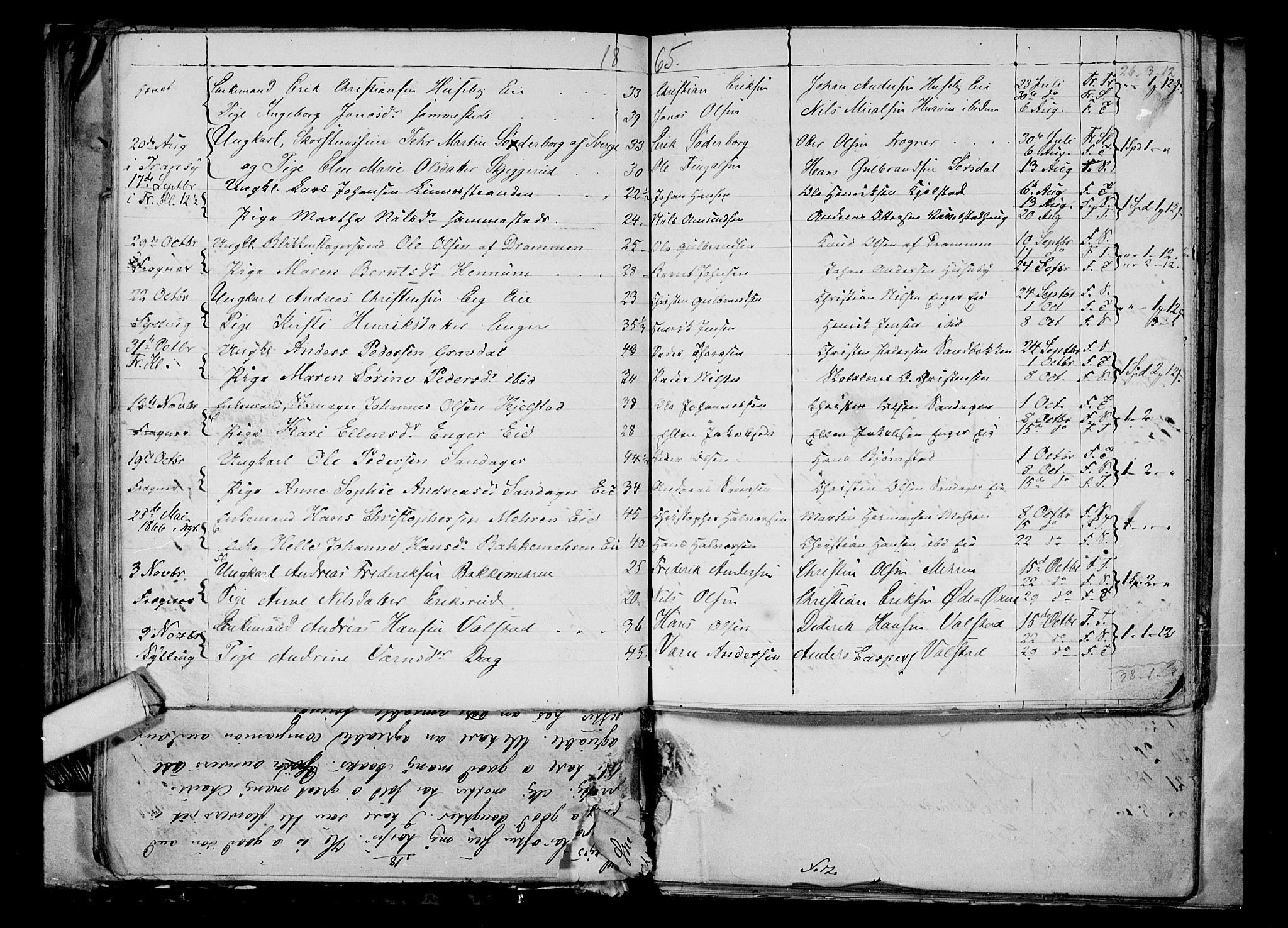 Lier kirkebøker, AV/SAKO-A-230/G/Ga/L0003: Parish register (copy) no. I 3, 1861-1873