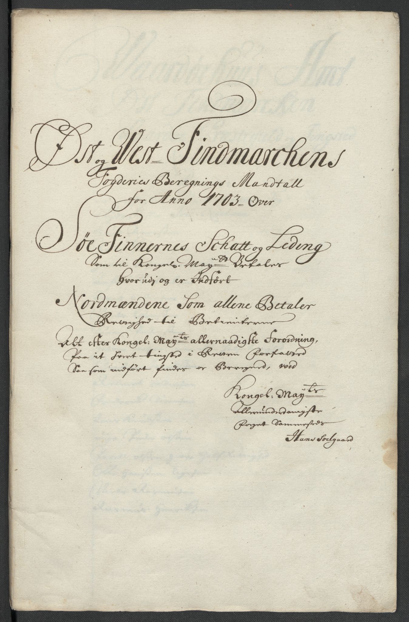 Rentekammeret inntil 1814, Reviderte regnskaper, Fogderegnskap, AV/RA-EA-4092/R69/L4852: Fogderegnskap Finnmark/Vardøhus, 1701-1704, p. 271