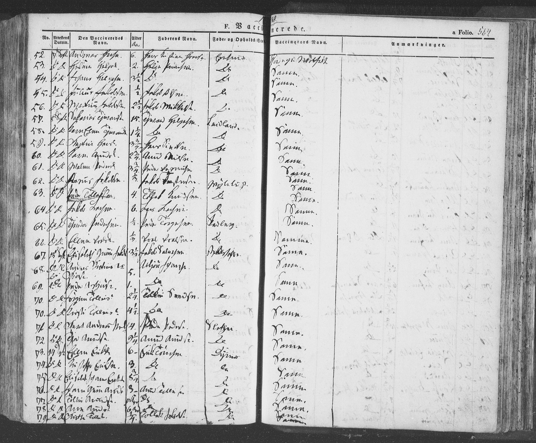 Eigersund sokneprestkontor, AV/SAST-A-101807/S08/L0009: Parish register (official) no. A 9, 1827-1850, p. 564