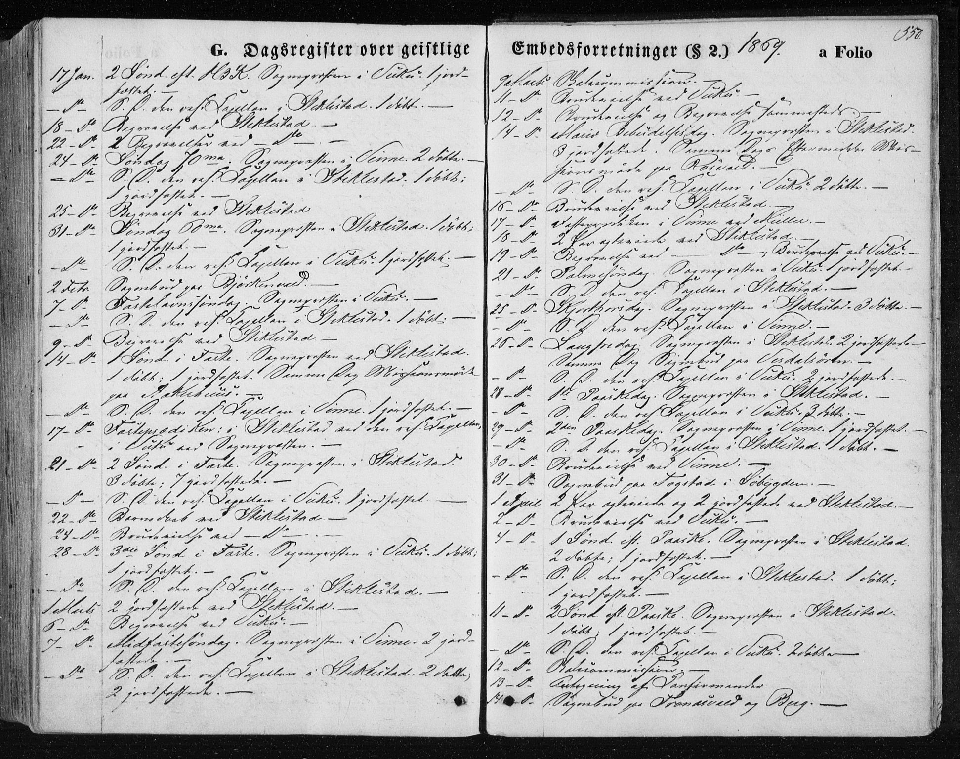 Ministerialprotokoller, klokkerbøker og fødselsregistre - Nord-Trøndelag, SAT/A-1458/723/L0241: Parish register (official) no. 723A10, 1860-1869, p. 550