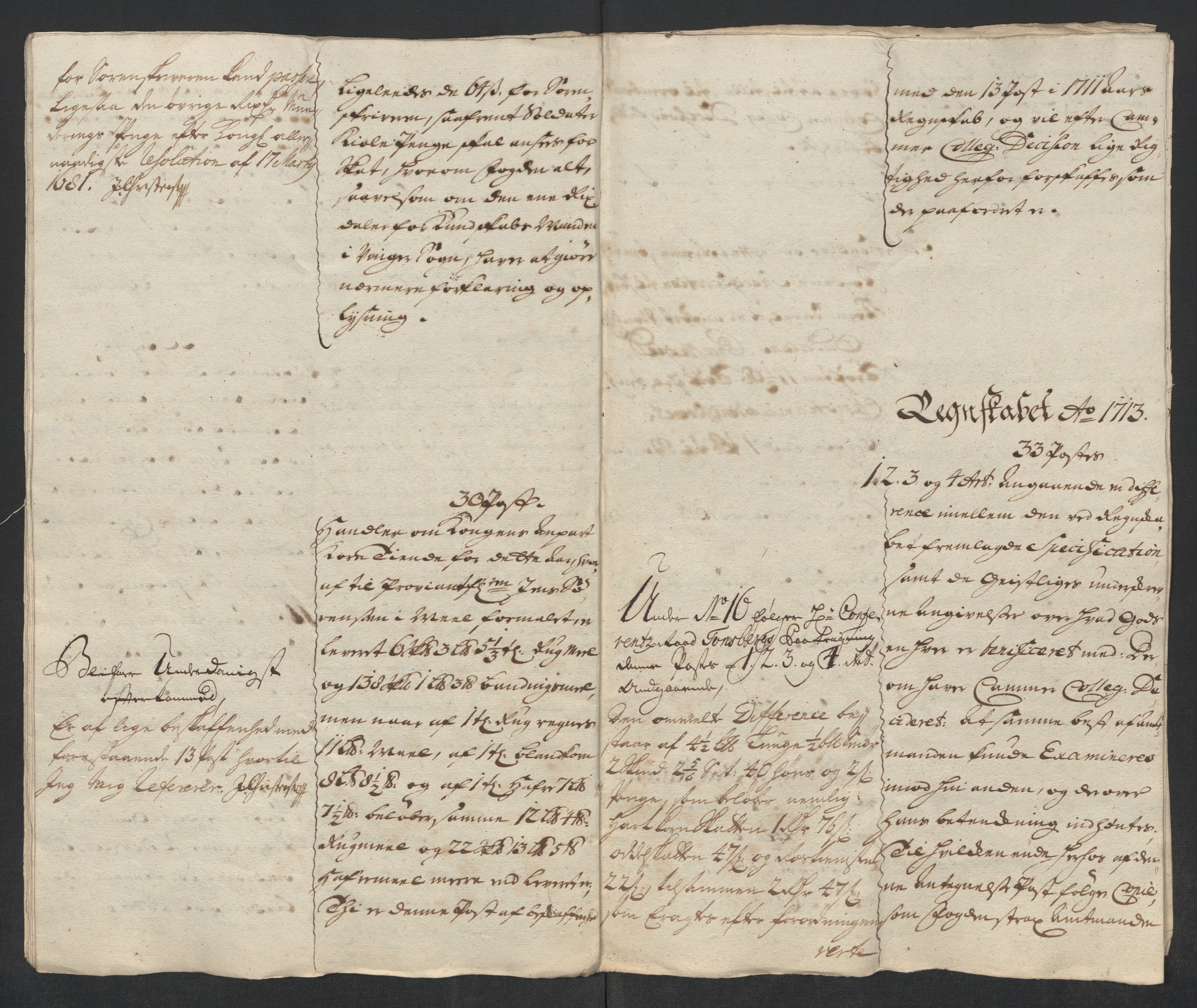 Rentekammeret inntil 1814, Reviderte regnskaper, Fogderegnskap, RA/EA-4092/R13/L0851: Fogderegnskap Solør, Odal og Østerdal, 1711-1713, p. 330