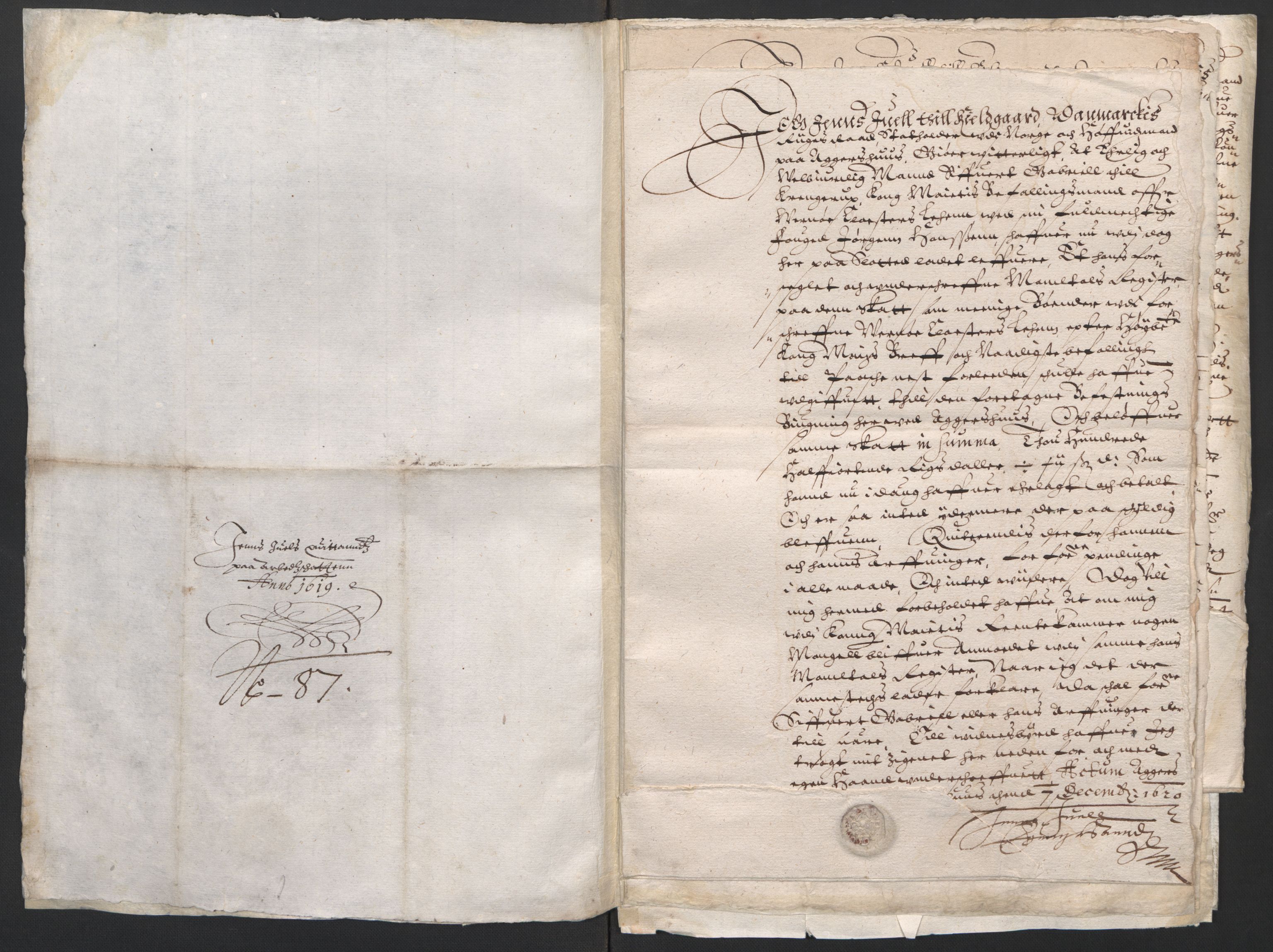 Rentekammeret inntil 1814, Reviderte regnskaper, Lensregnskaper, AV/RA-EA-5023/R/Rb/Rbg/L0009: Verne kloster len, 1618-1654