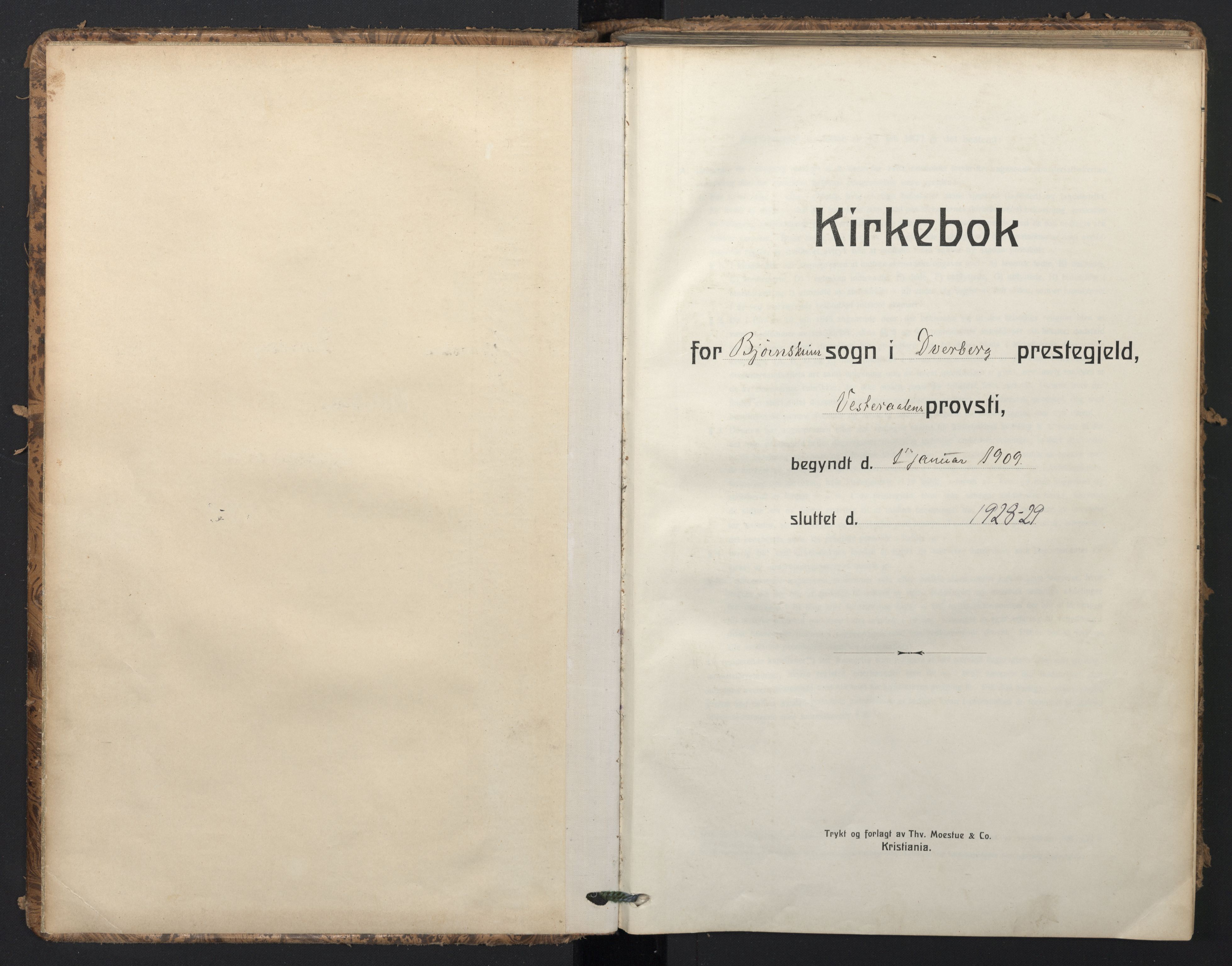 Ministerialprotokoller, klokkerbøker og fødselsregistre - Nordland, SAT/A-1459/898/L1423: Parish register (official) no. 898A03, 1909-1928