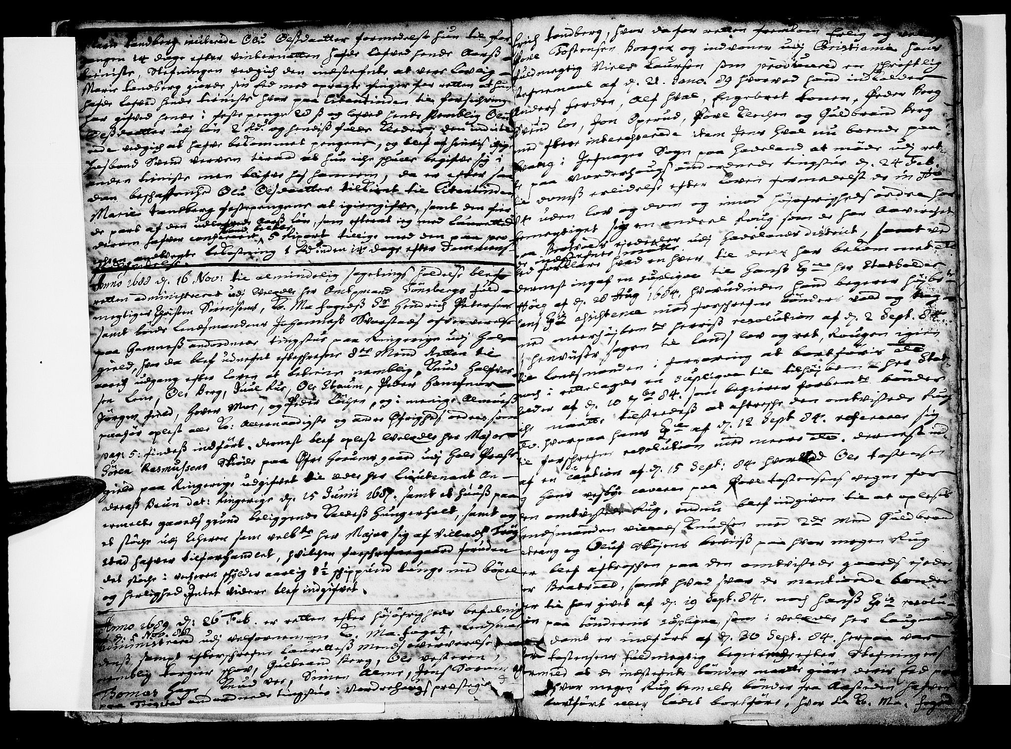 Ringerike og Hallingdal sorenskriveri, AV/SAKO-A-81/F/Fa/Faa/L0022: Tingbok, 1687-1699, p. 6b-7a