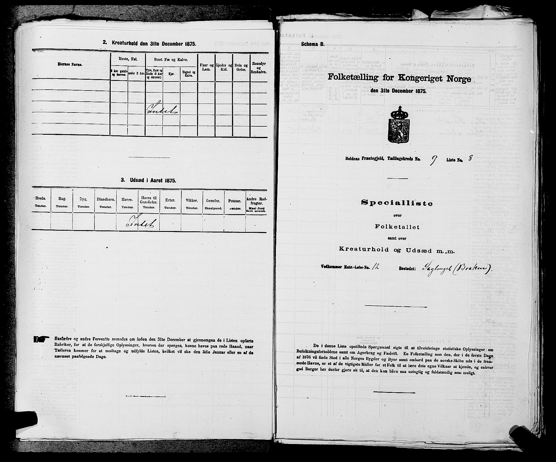 SAKO, 1875 census for 0819P Holla, 1875, p. 1092