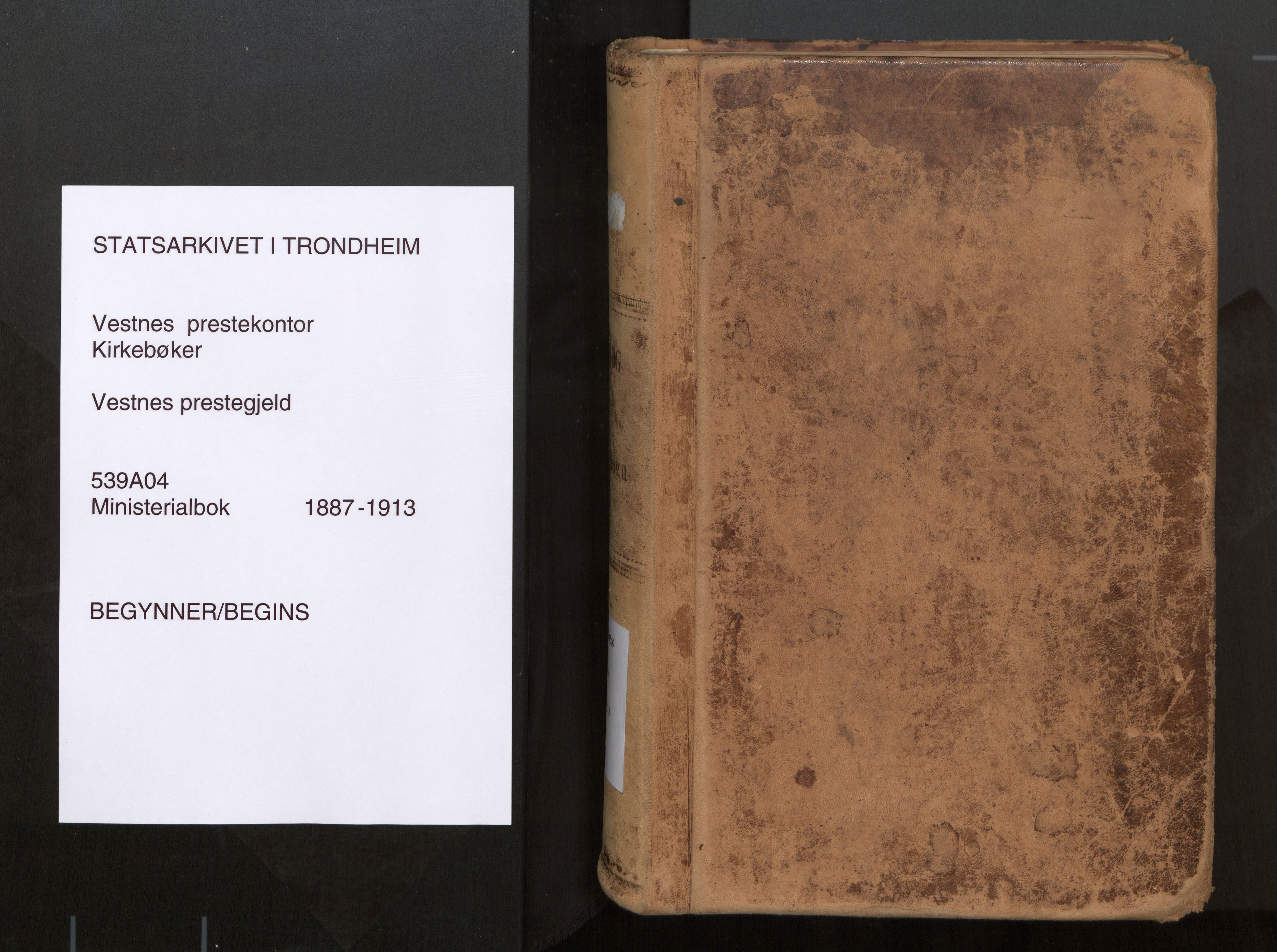 Ministerialprotokoller, klokkerbøker og fødselsregistre - Møre og Romsdal, SAT/A-1454/539/L0531: Parish register (official) no. 539A04, 1887-1913
