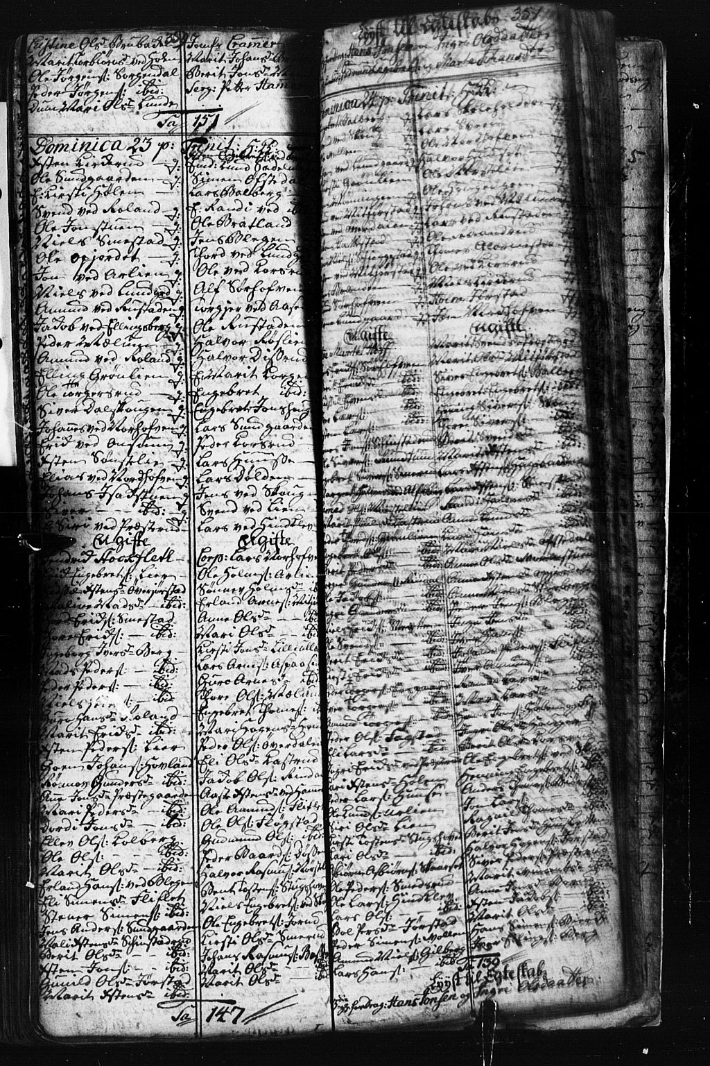 Fåberg prestekontor, AV/SAH-PREST-086/H/Ha/Hab/L0001: Parish register (copy) no. 1, 1727-1767, p. 350-351