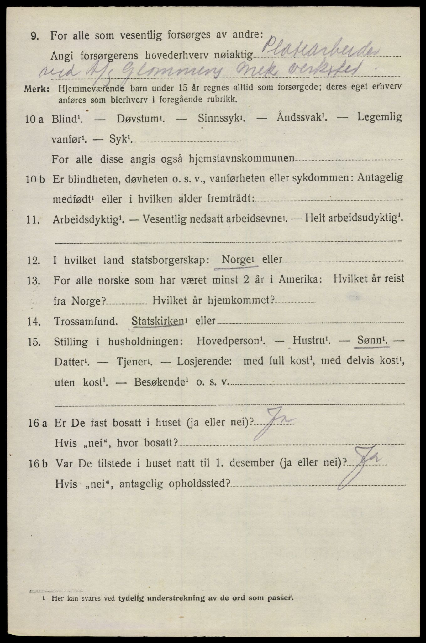 SAO, 1920 census for Kråkerøy, 1920, p. 2387