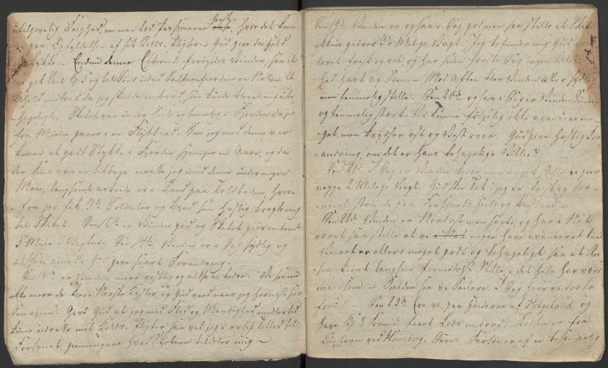 Holck, Meidell, Hartvig, AV/RA-PA-0204/F/L0001: (Kassett) Dagbøker ført av Ole Elias v.Holck, 1798-1842, p. 130